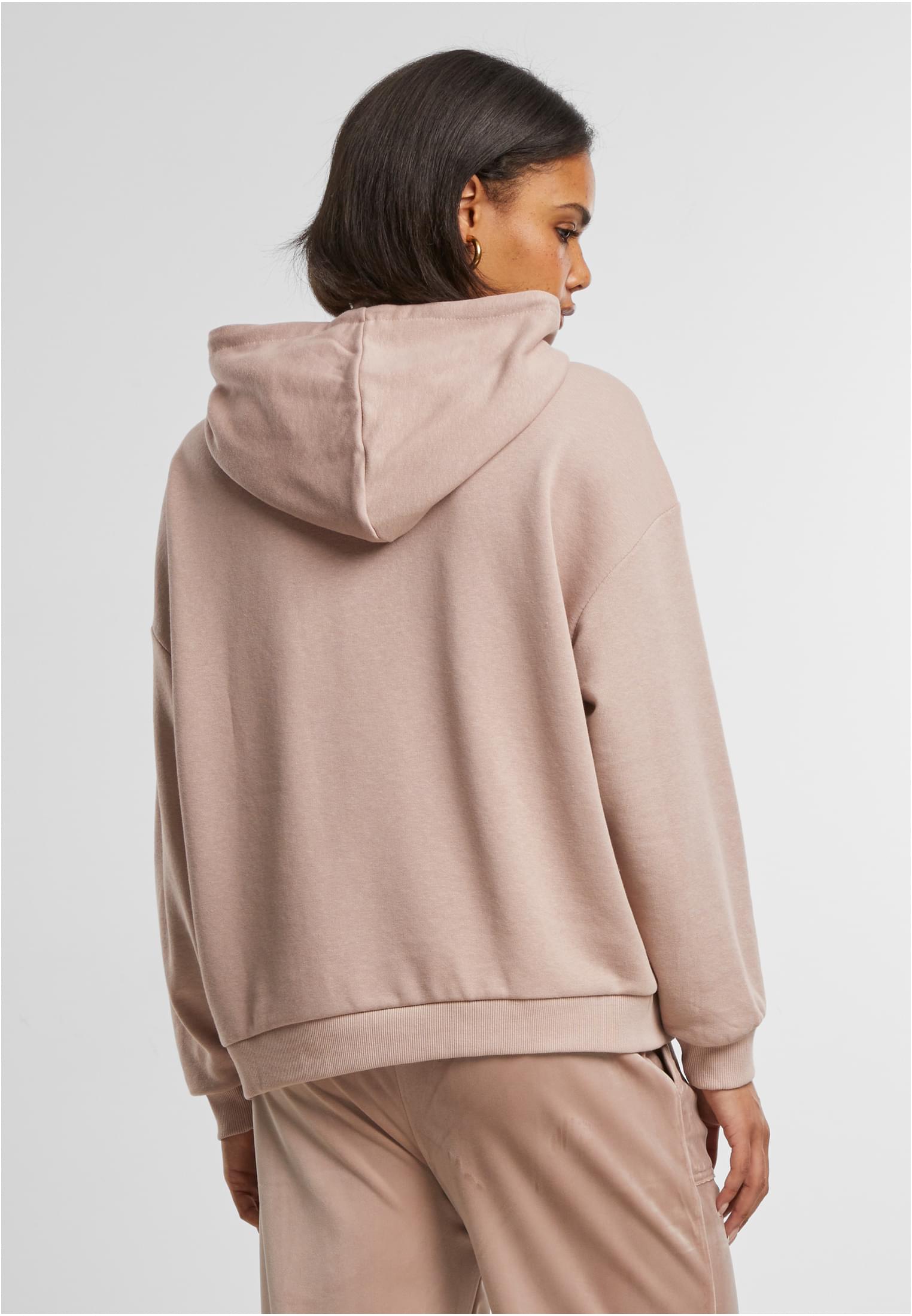 Ladies Light Terry Oversized Hoodie | duskrose