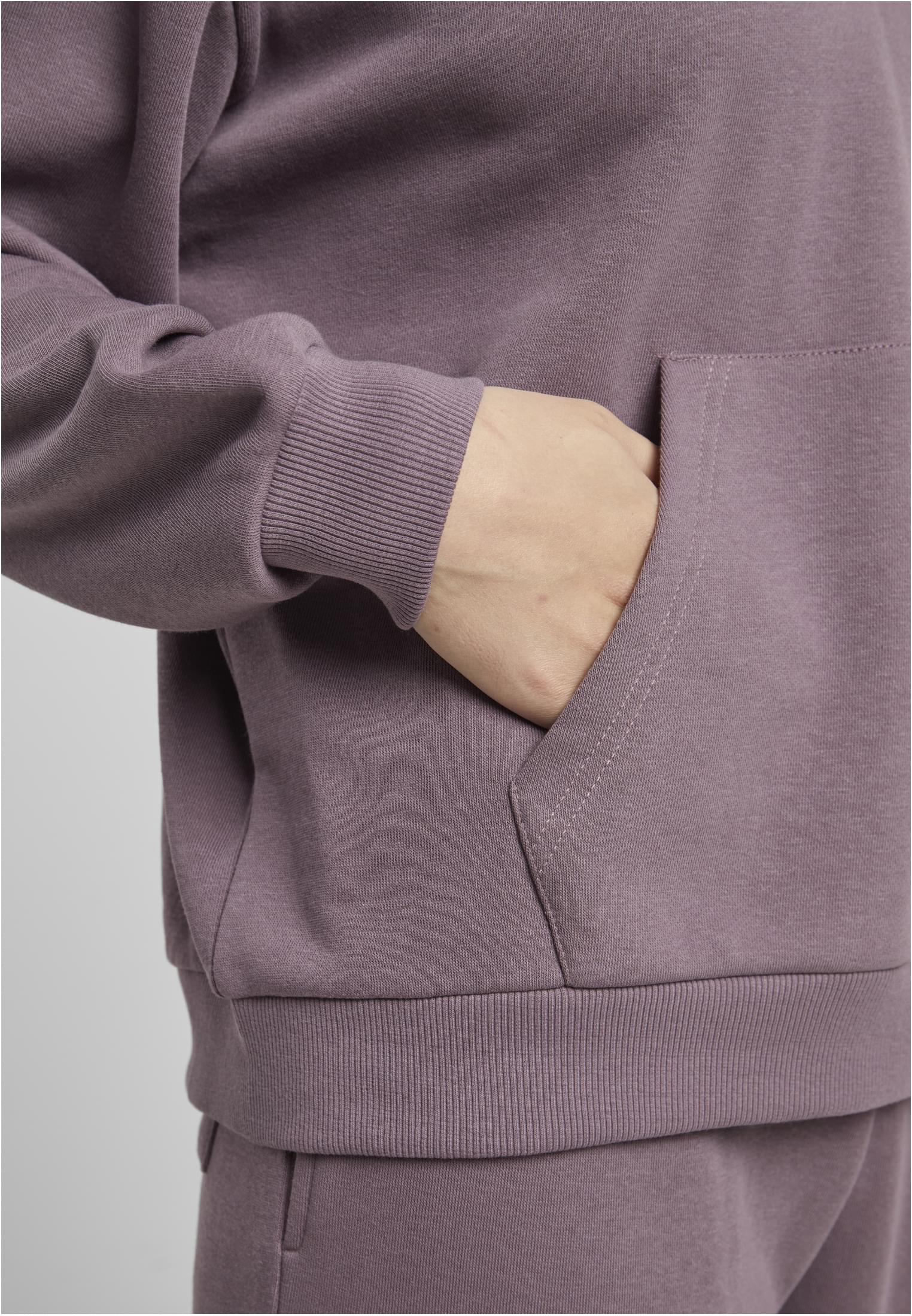 Ladies Light Terry Oversized Hoodie | fadedpurple