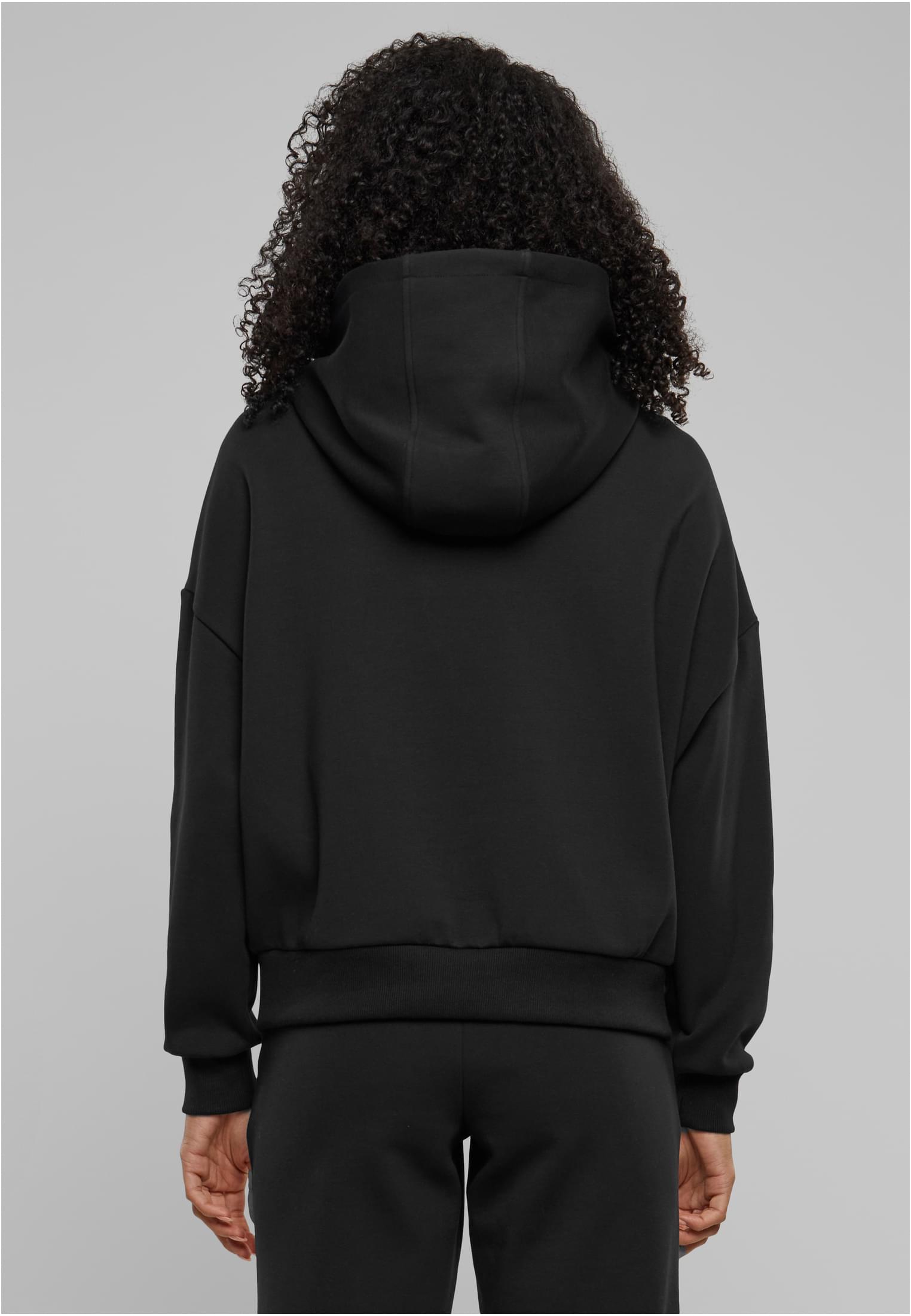 Ladies Cozy Oversized  Hoody | black