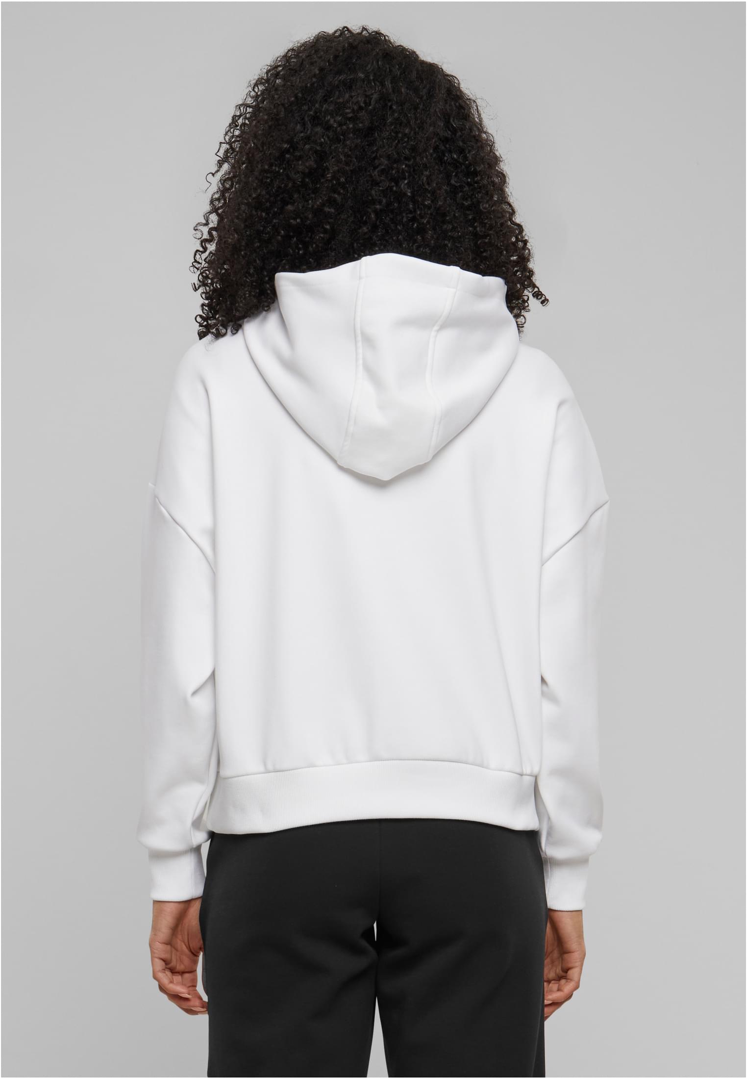 Ladies Cozy Oversized  Hoody | white