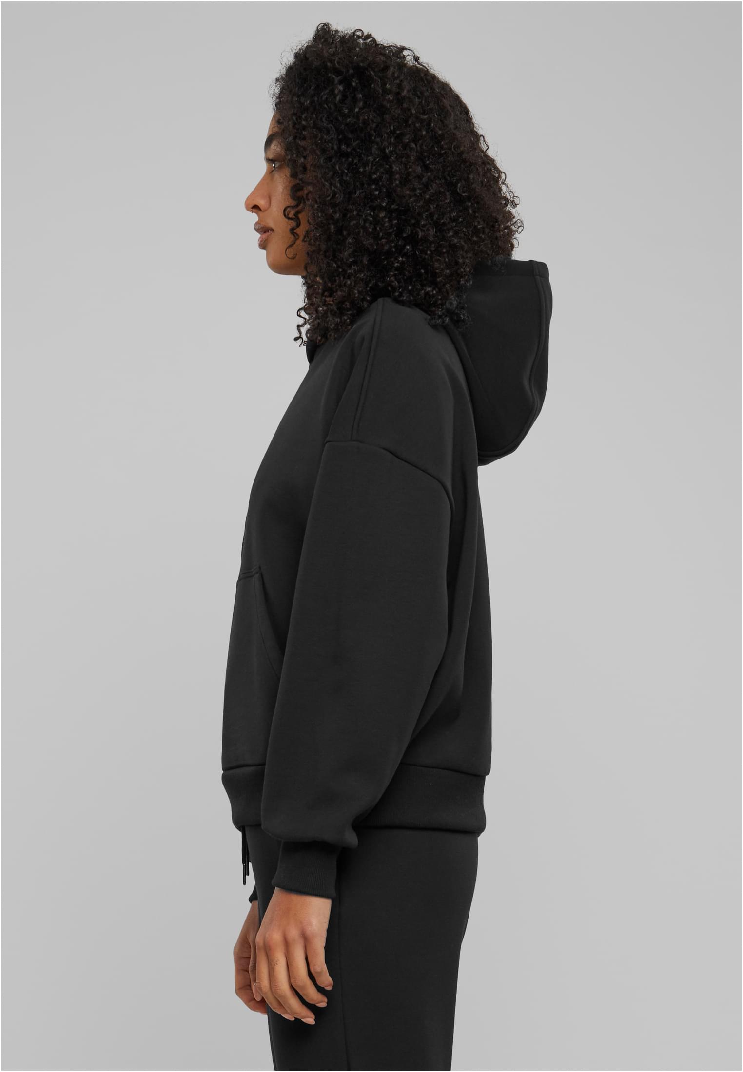 Ladies Cozy Oversized  Hoody | black