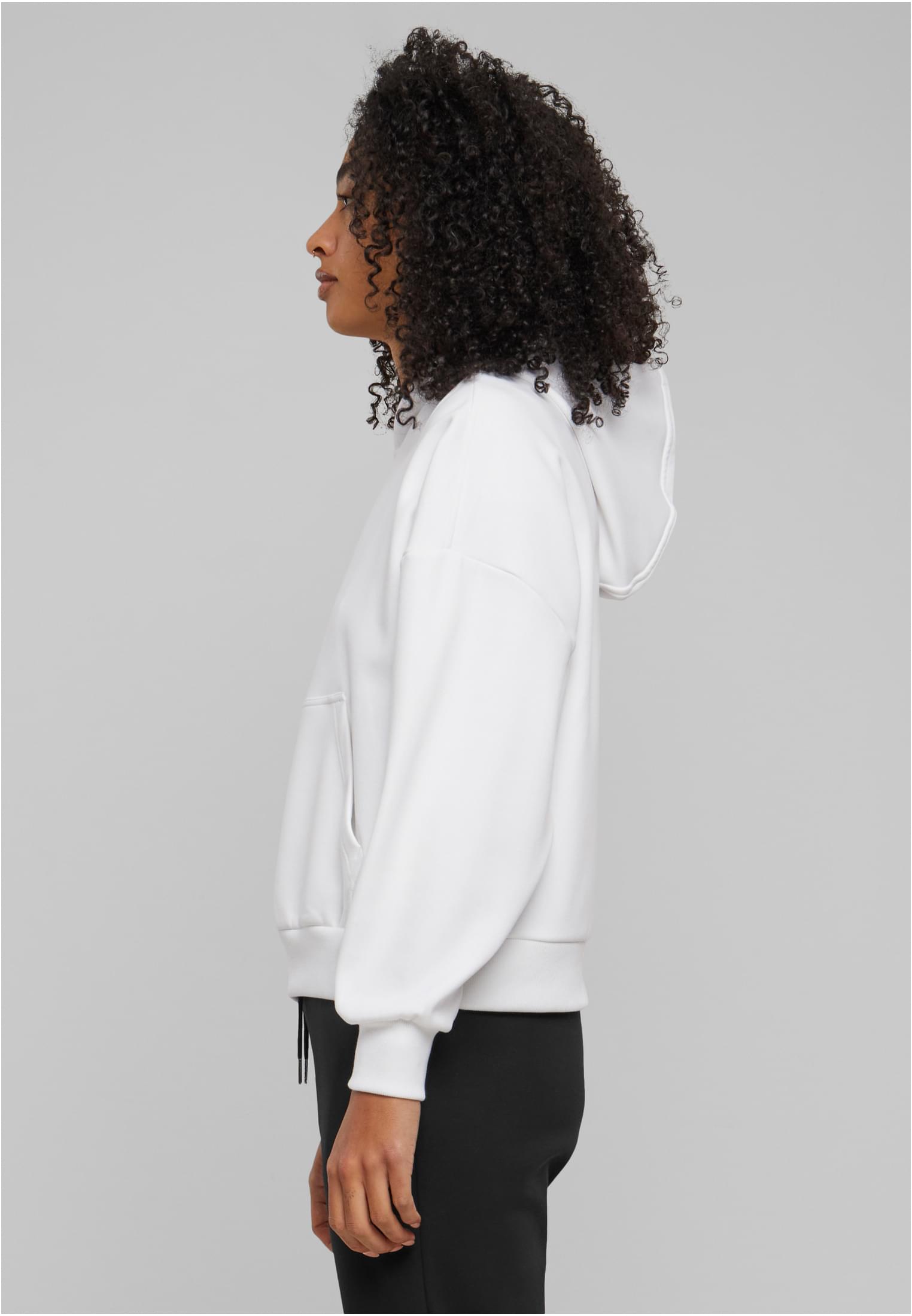 Ladies Cozy Oversized  Hoody | white