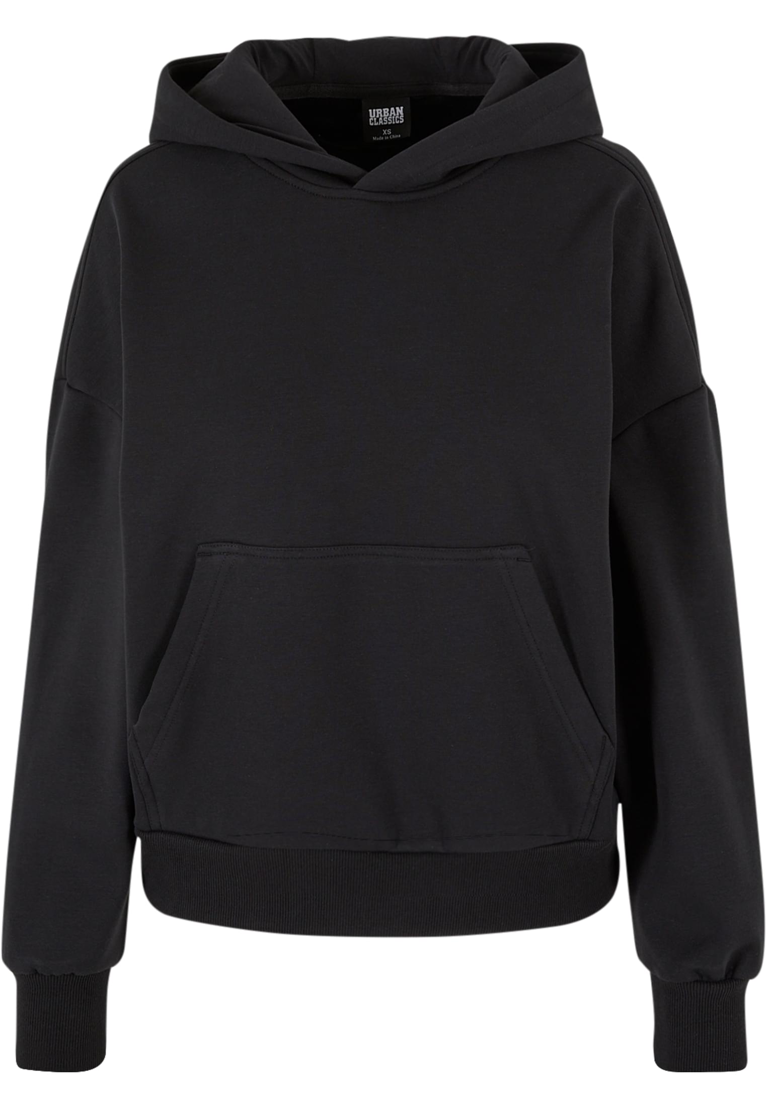 Ladies Cozy Oversized  Hoody | black