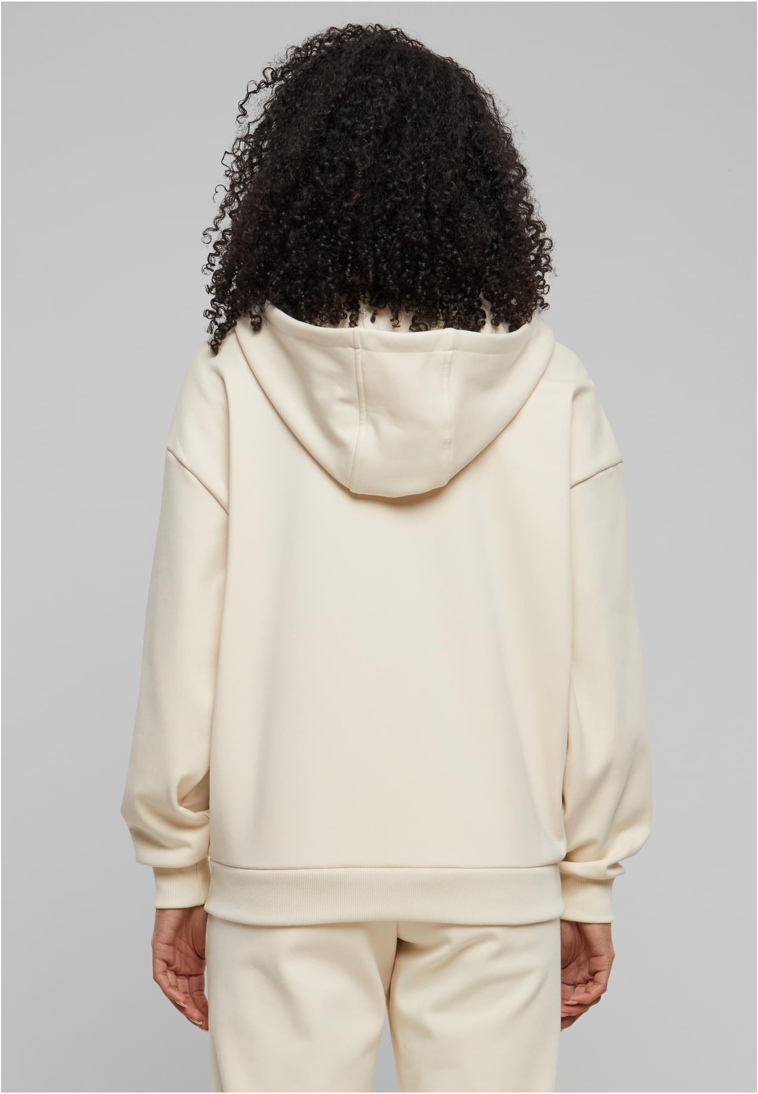 Ladies Cozy Oversized Zip Hoody | whitesand