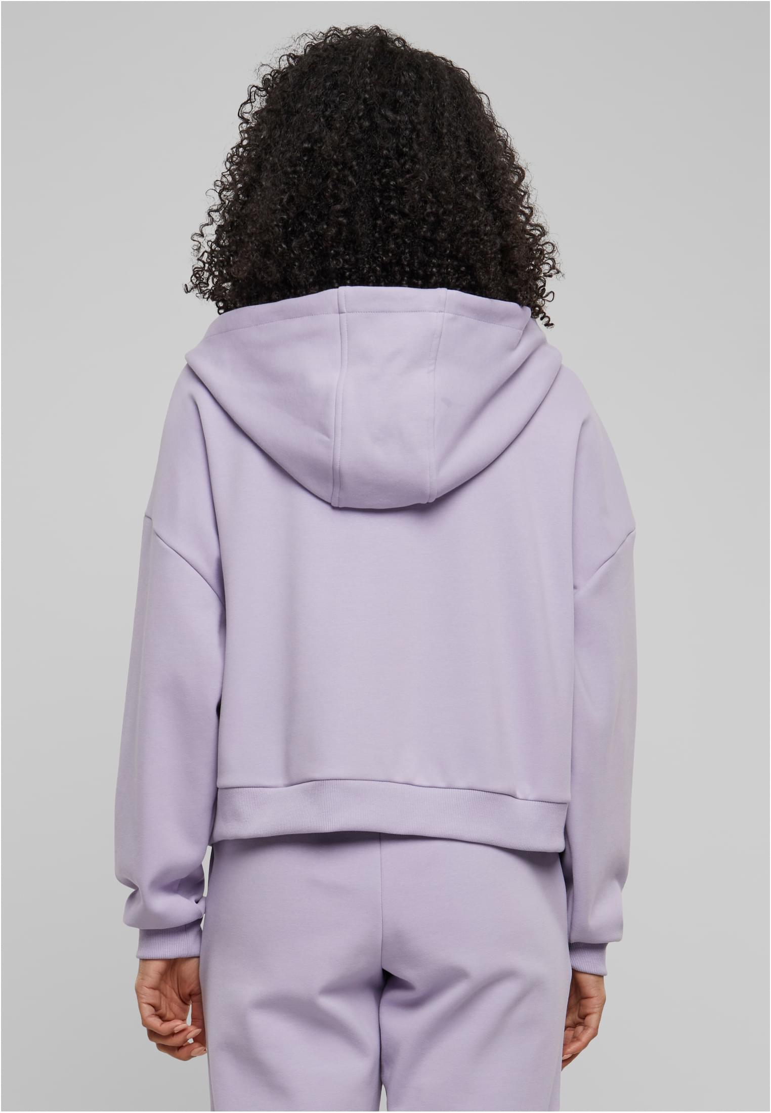 Ladies Cozy Short Zip Hoody | dustylilac