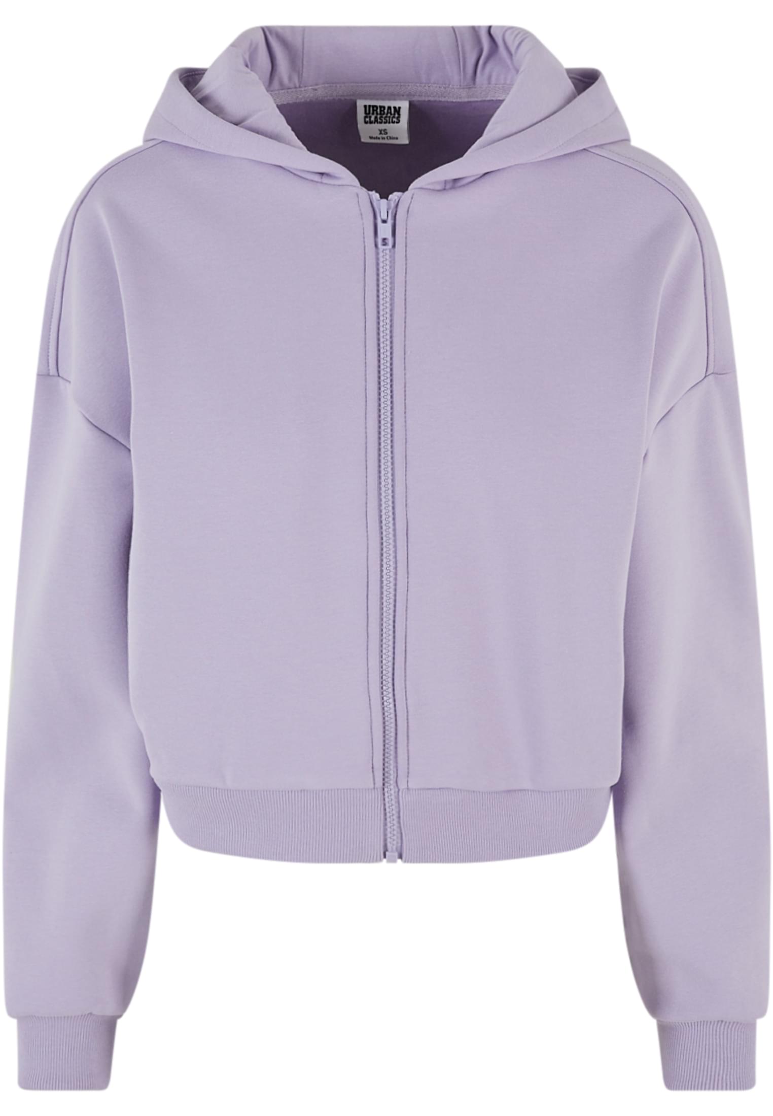 Ladies Cozy Short Zip Hoody | dustylilac