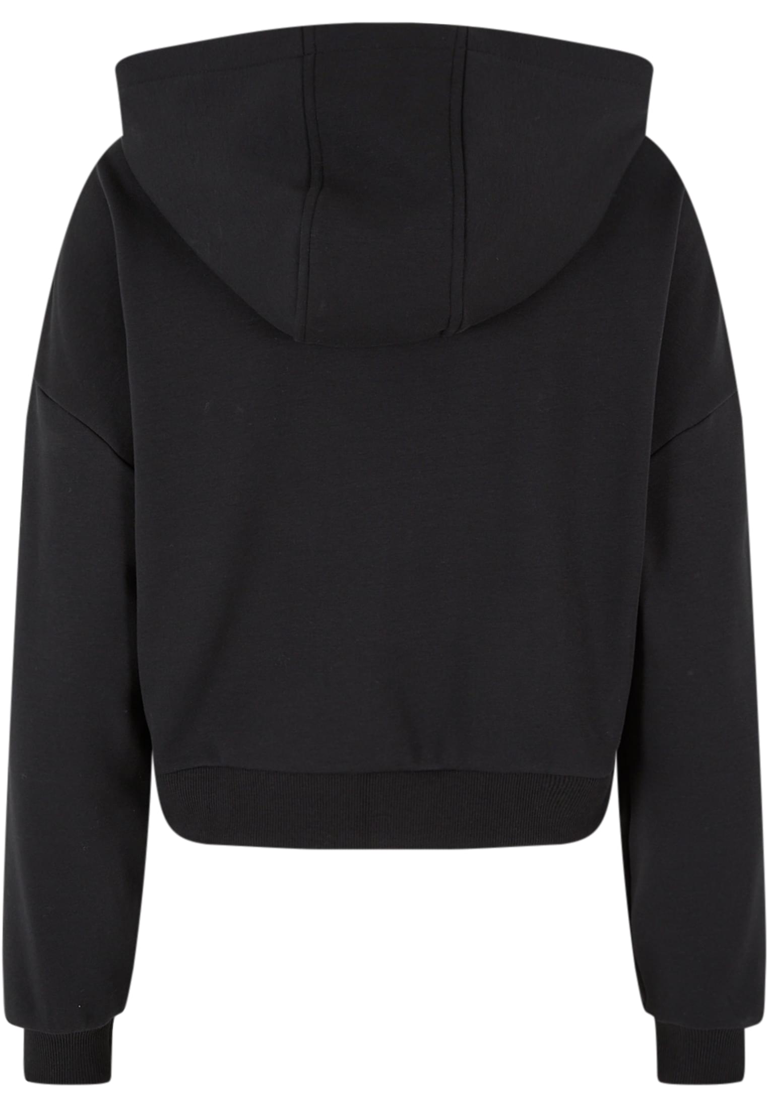 Ladies Cozy Short Zip Hoody | black