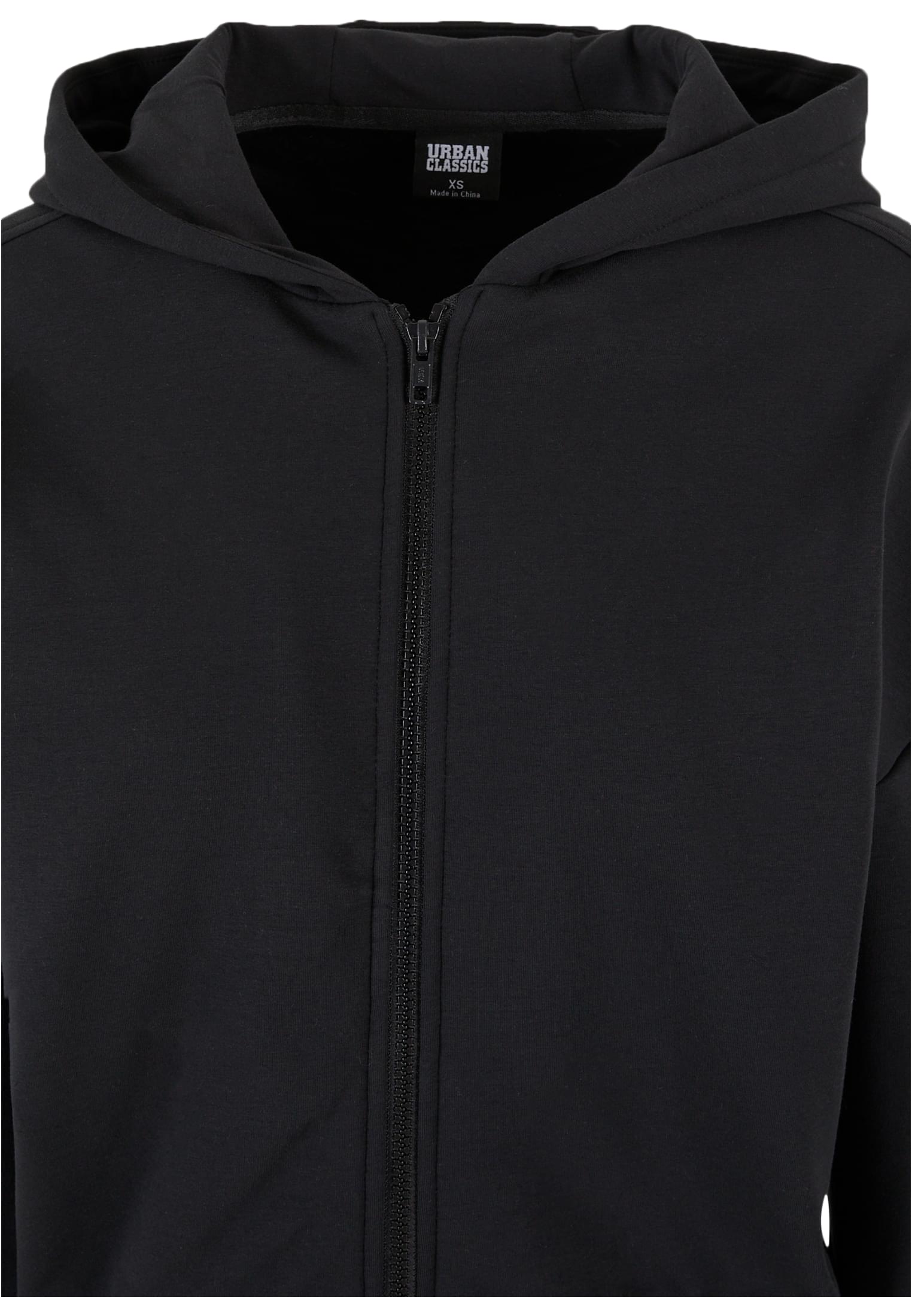 Ladies Cozy Short Zip Hoody | black