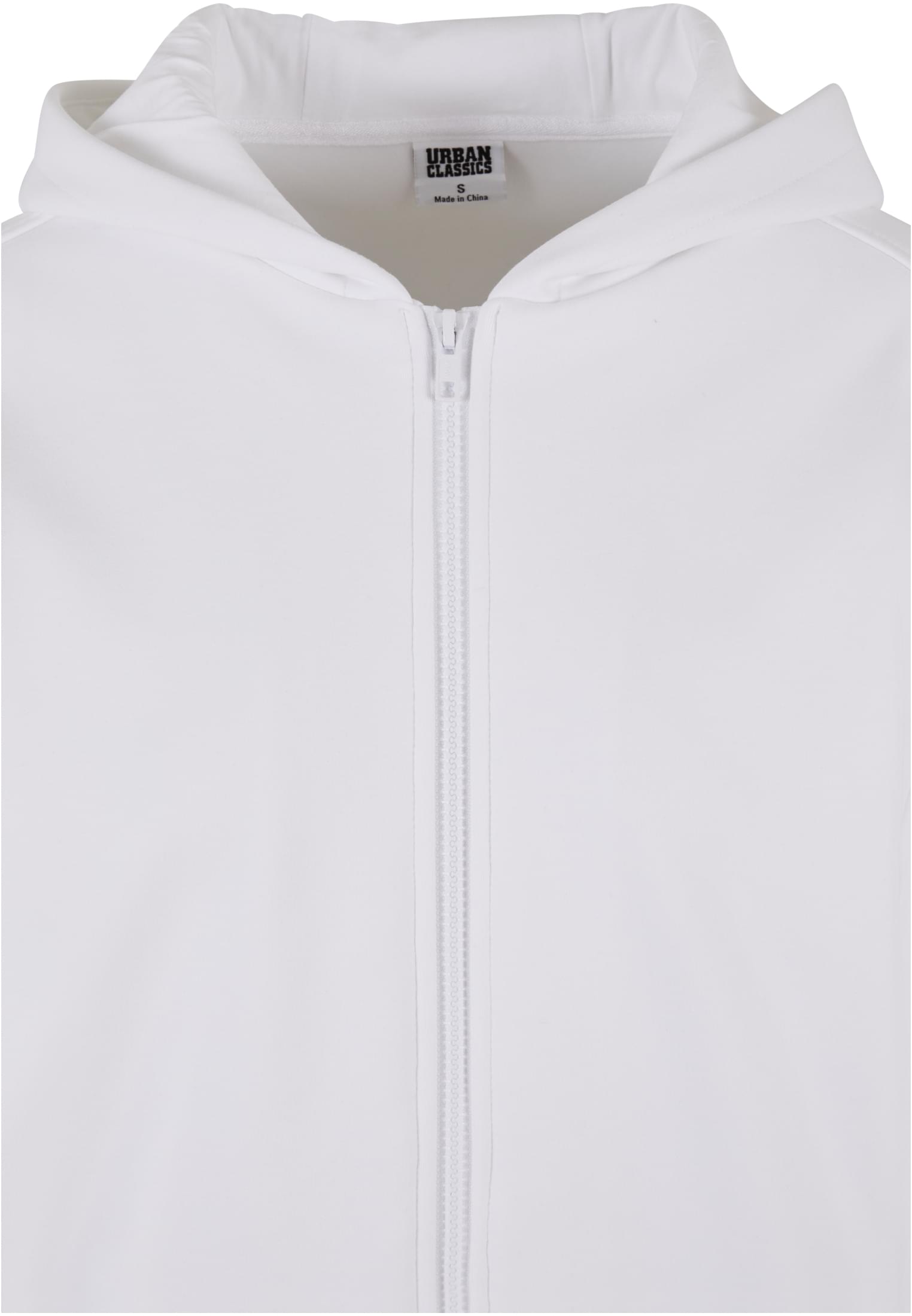 Ladies Cozy Short Zip Hoody | white