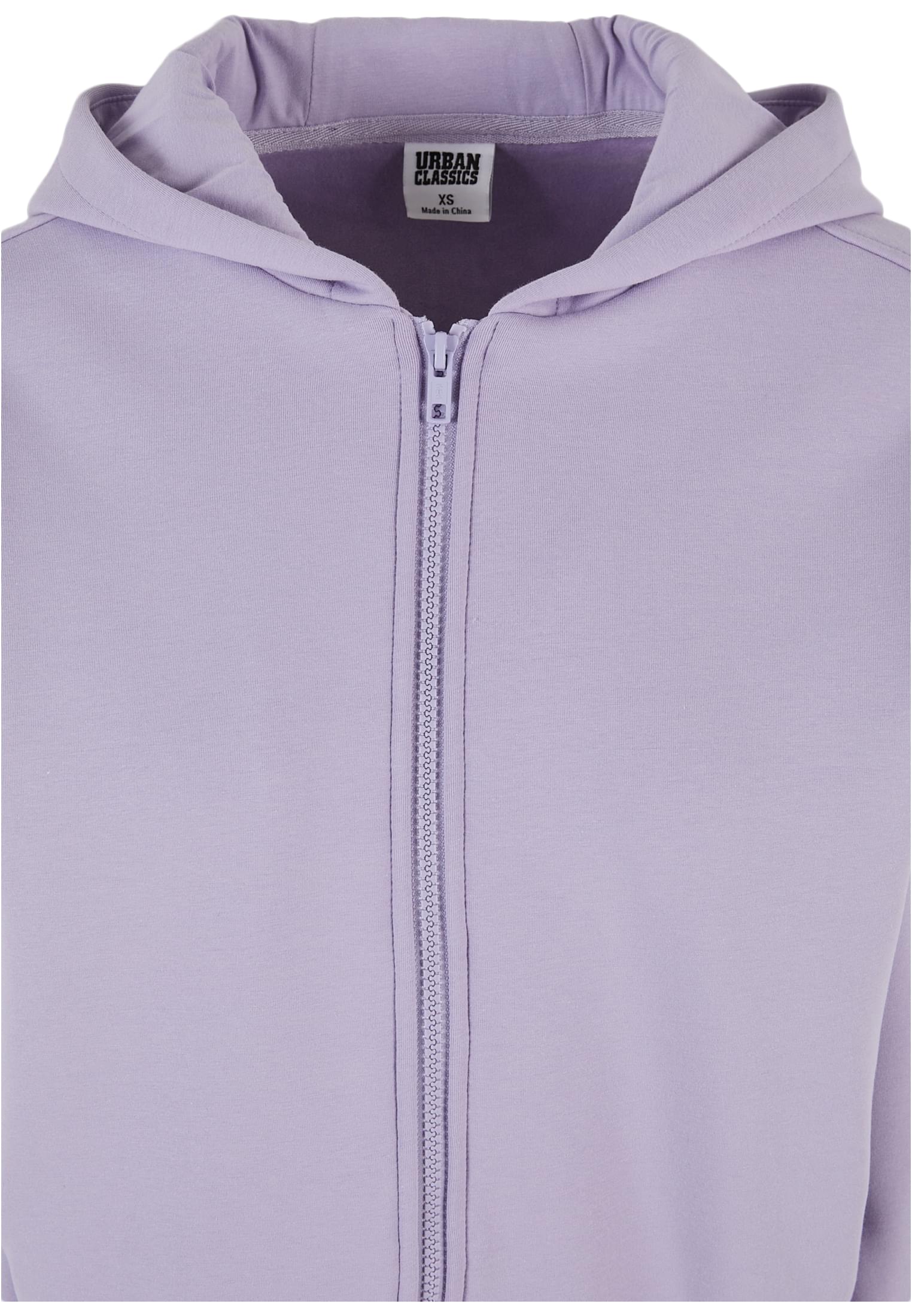 Ladies Cozy Short Zip Hoody | dustylilac