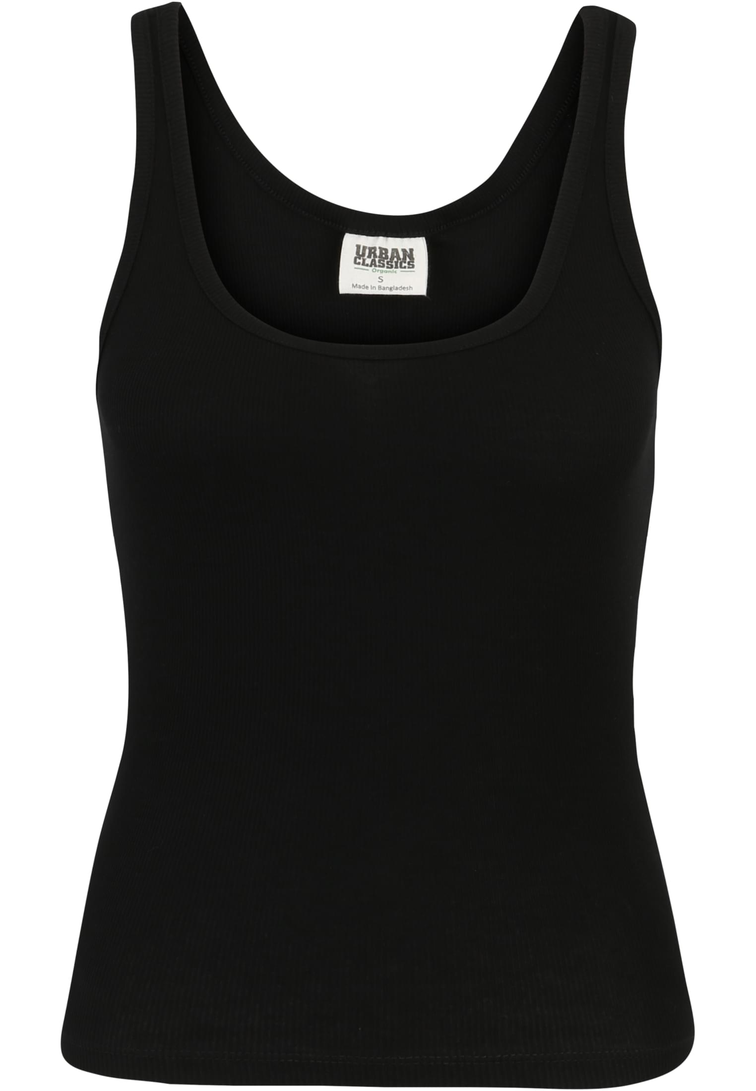 Ladies Organic Basic Rib Top 2-Pack | black+black