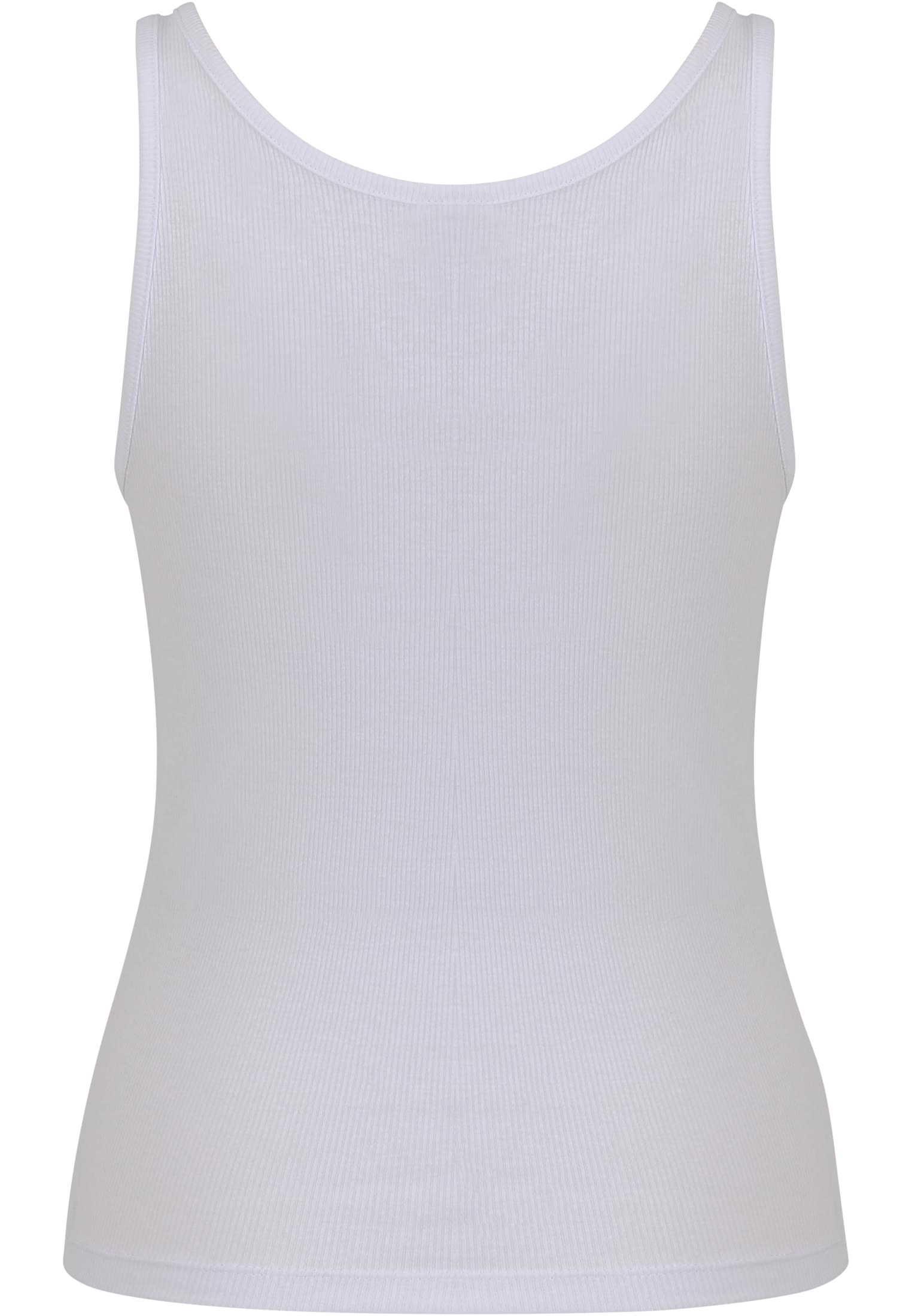 Ladies Organic Basic Rib Top 2-Pack | white+white