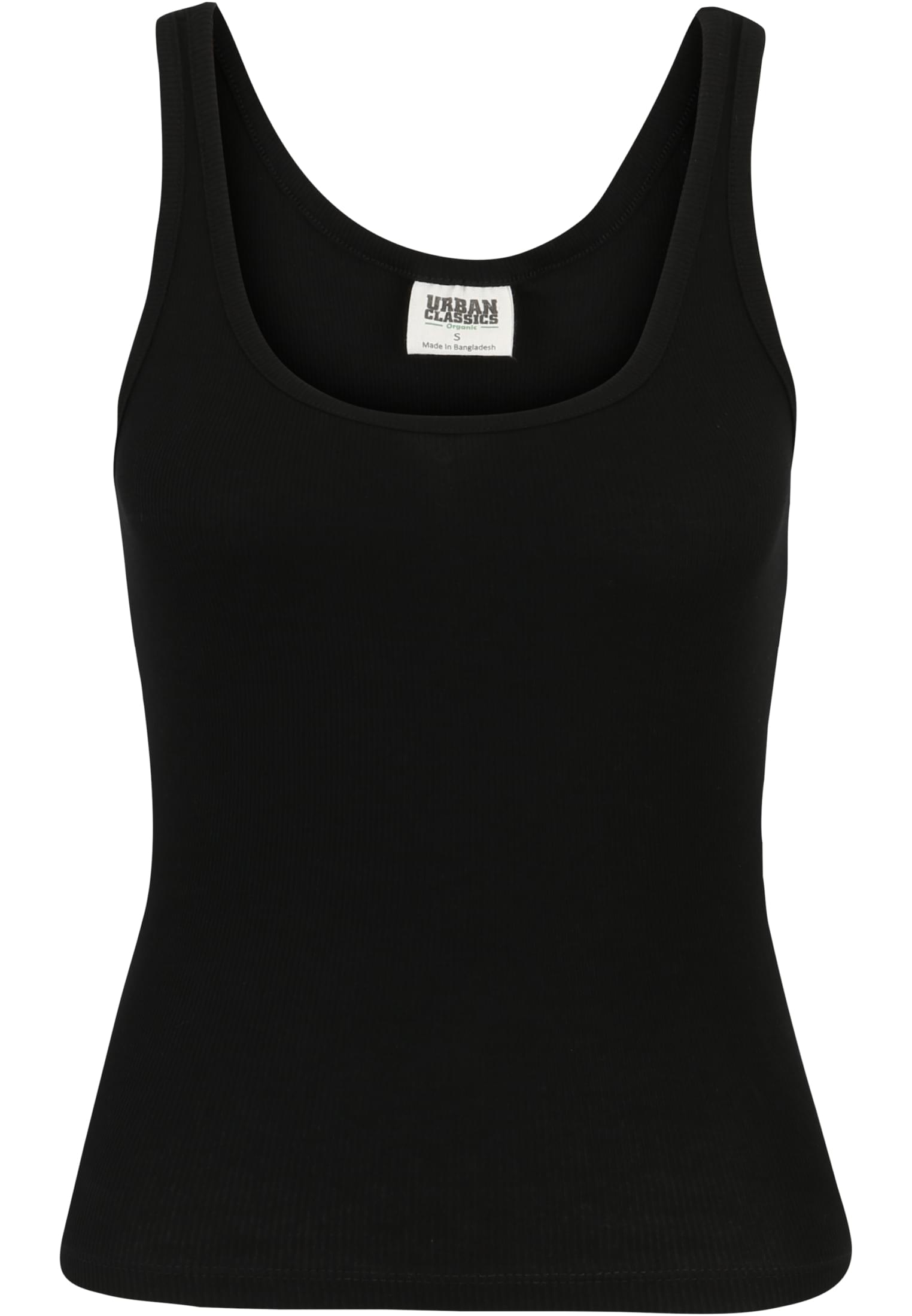 Ladies Organic Basic Rib Top 2-Pack | black+white