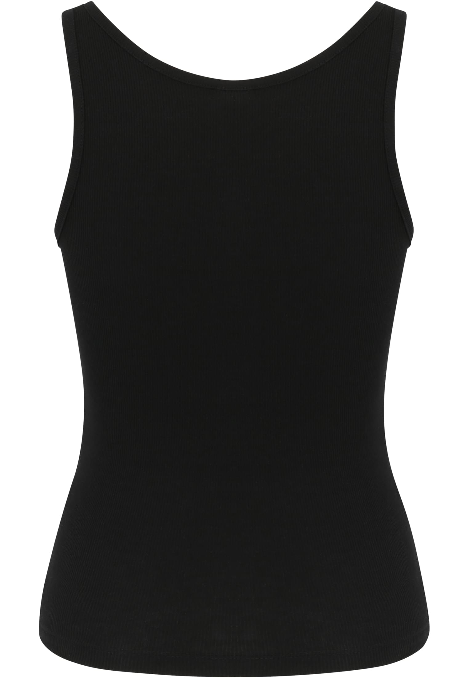 Ladies Organic Basic Rib Top 2-Pack | black+white