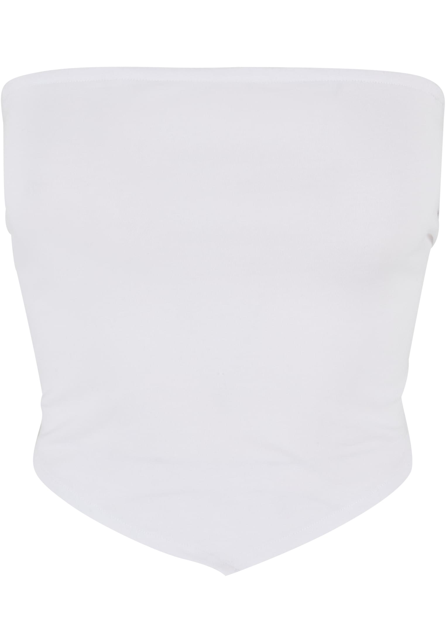 Ladies Knotted Bandeau Top | white