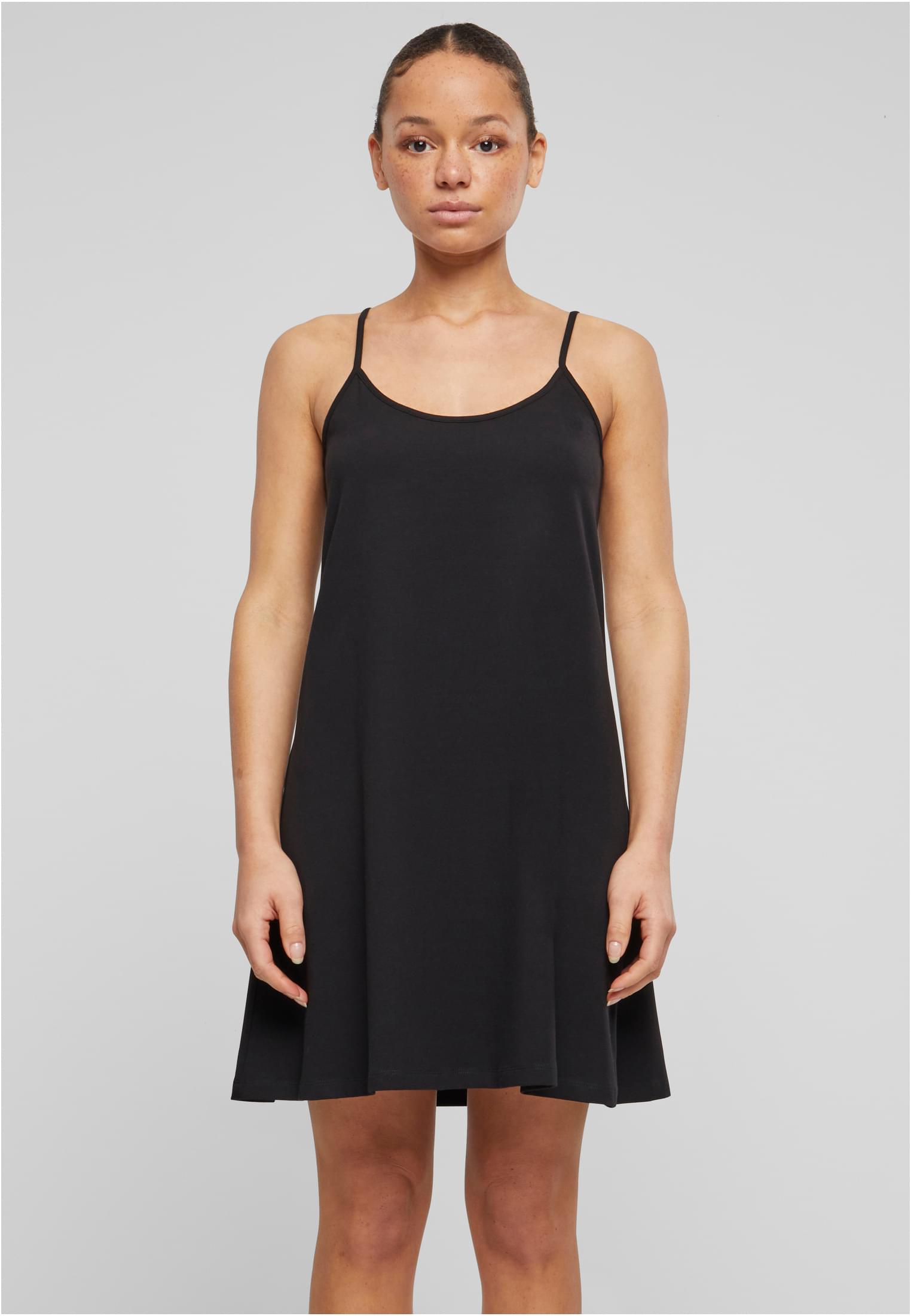 Ladies Stretch Jersey Hanger Dress | black