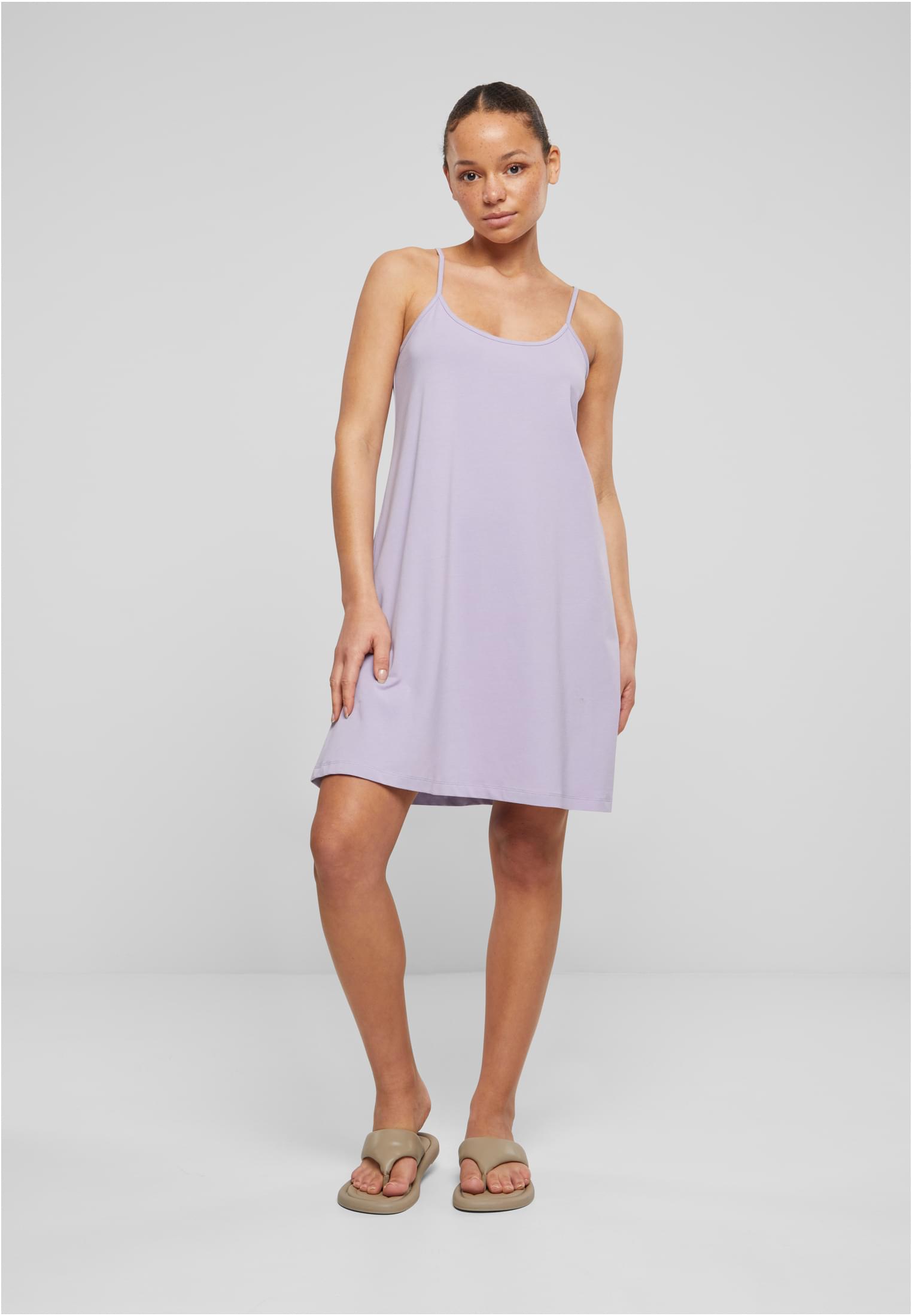 Ladies Stretch Jersey Hanger Dress | dustylilac