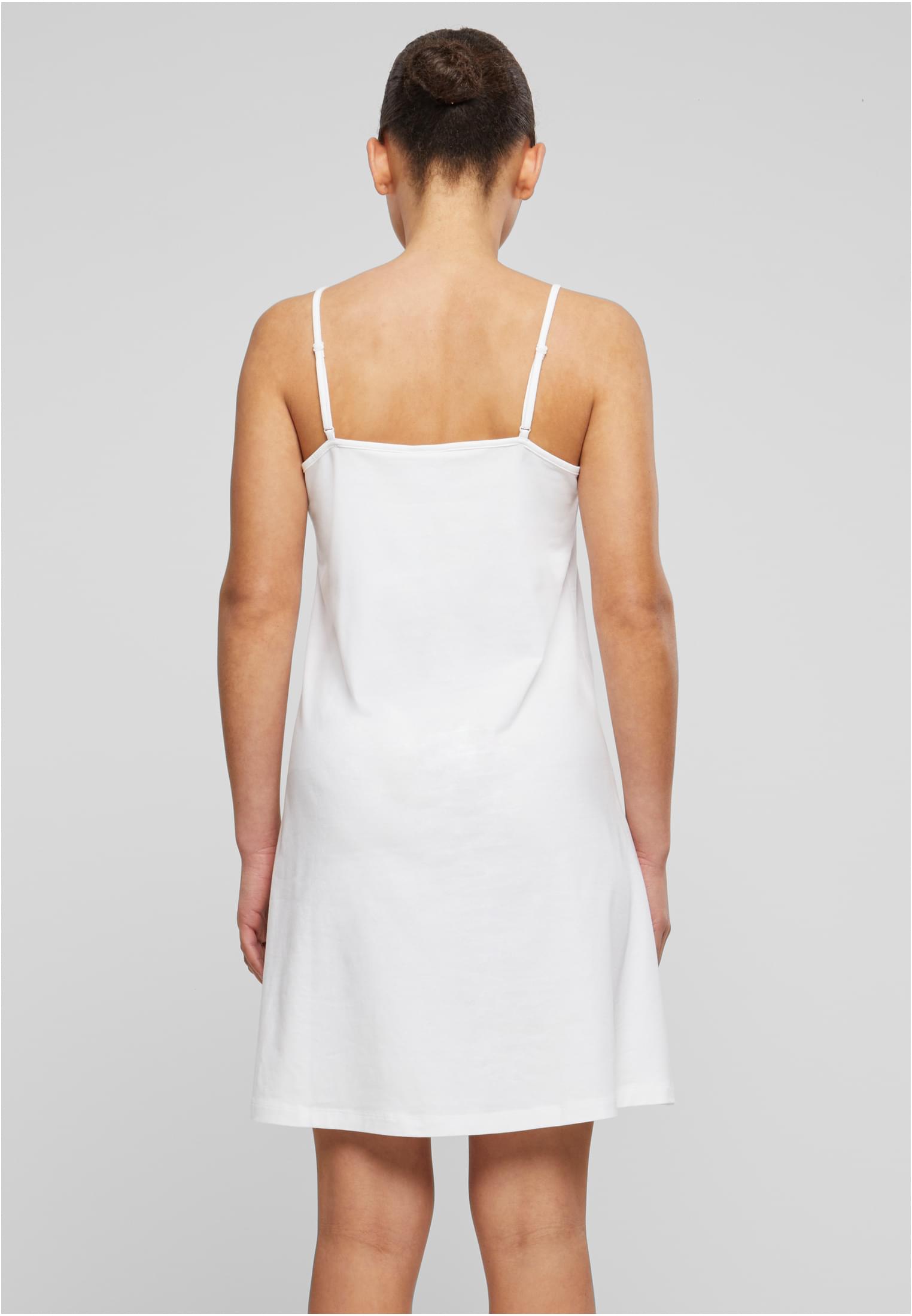 Ladies Stretch Jersey Hanger Dress | white