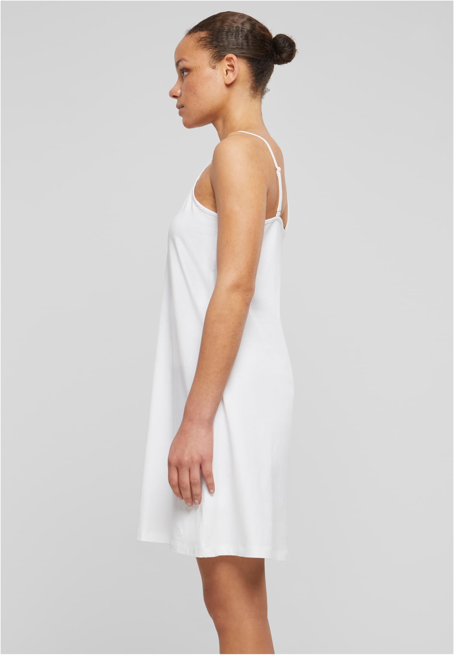 Ladies Stretch Jersey Hanger Dress | white