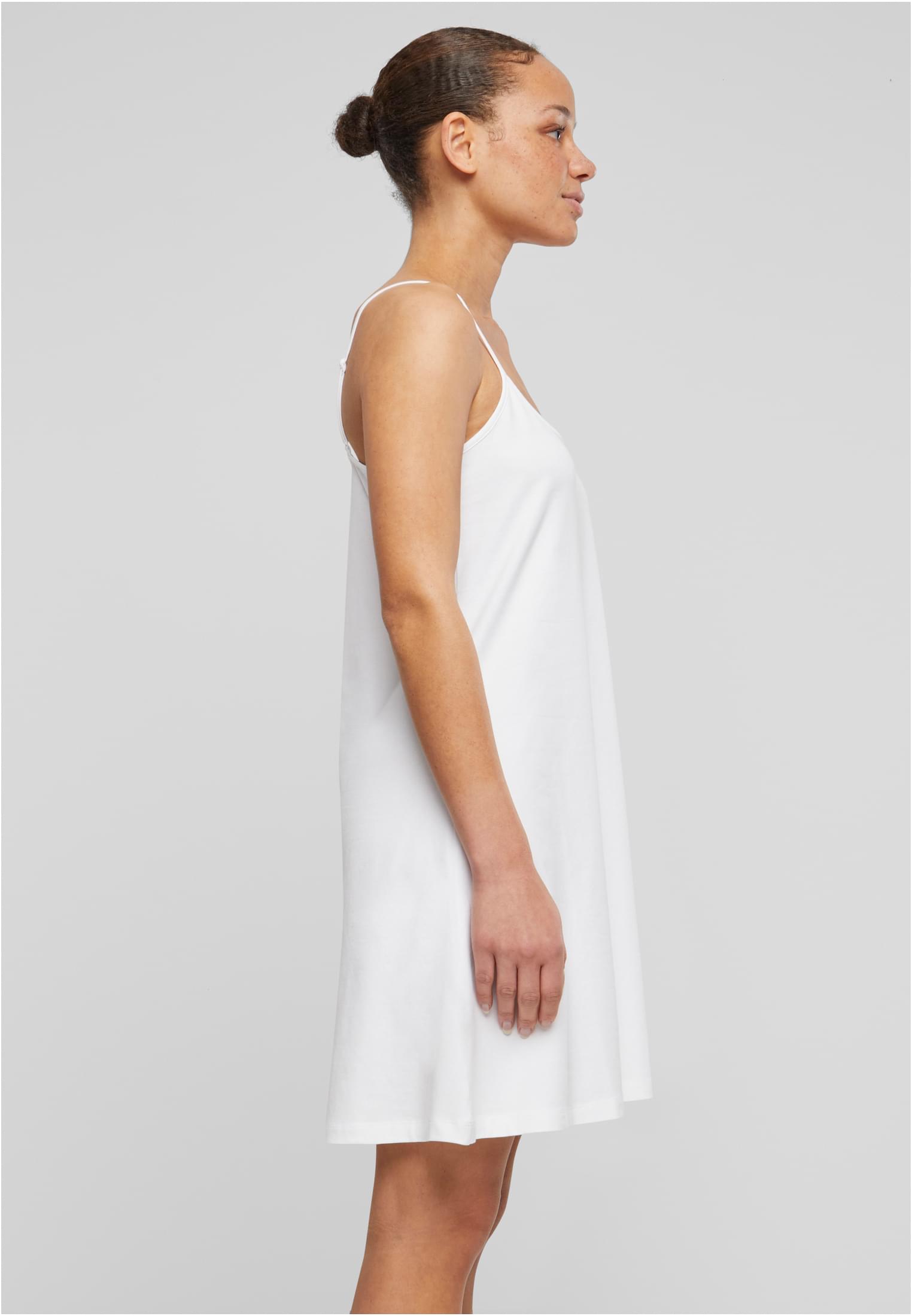 Ladies Stretch Jersey Hanger Dress | white