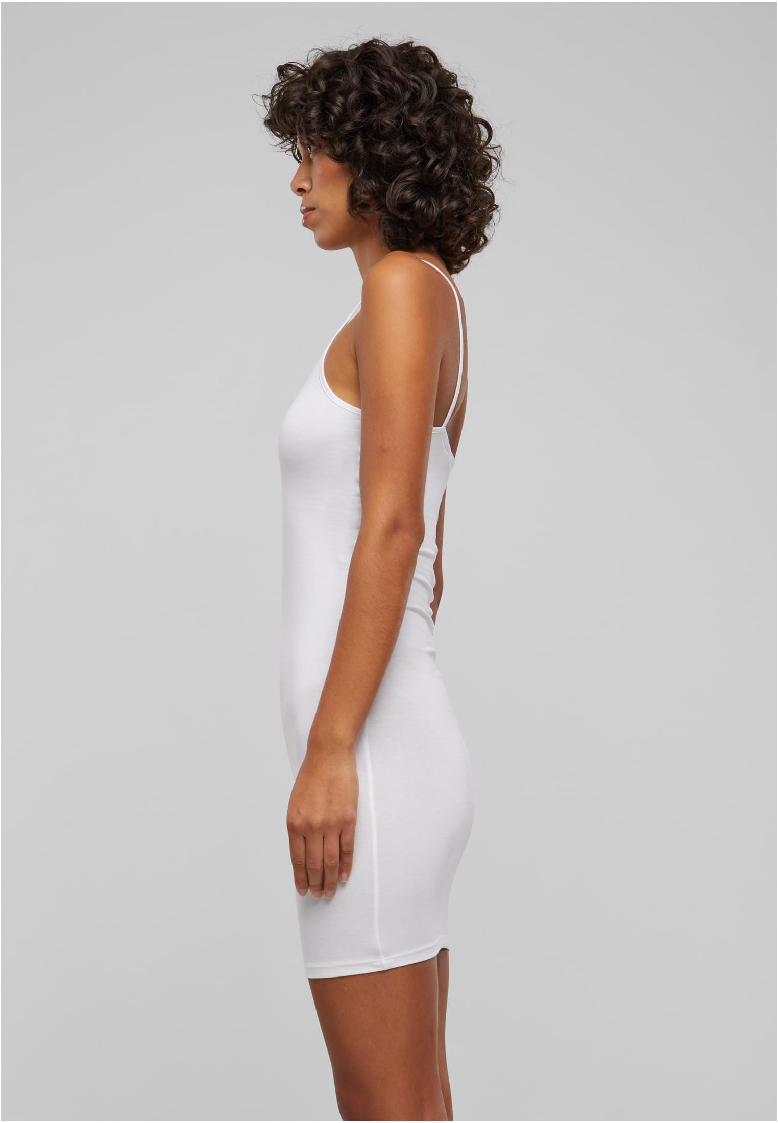 Ladies Stretch Jersey Slim Dress | white