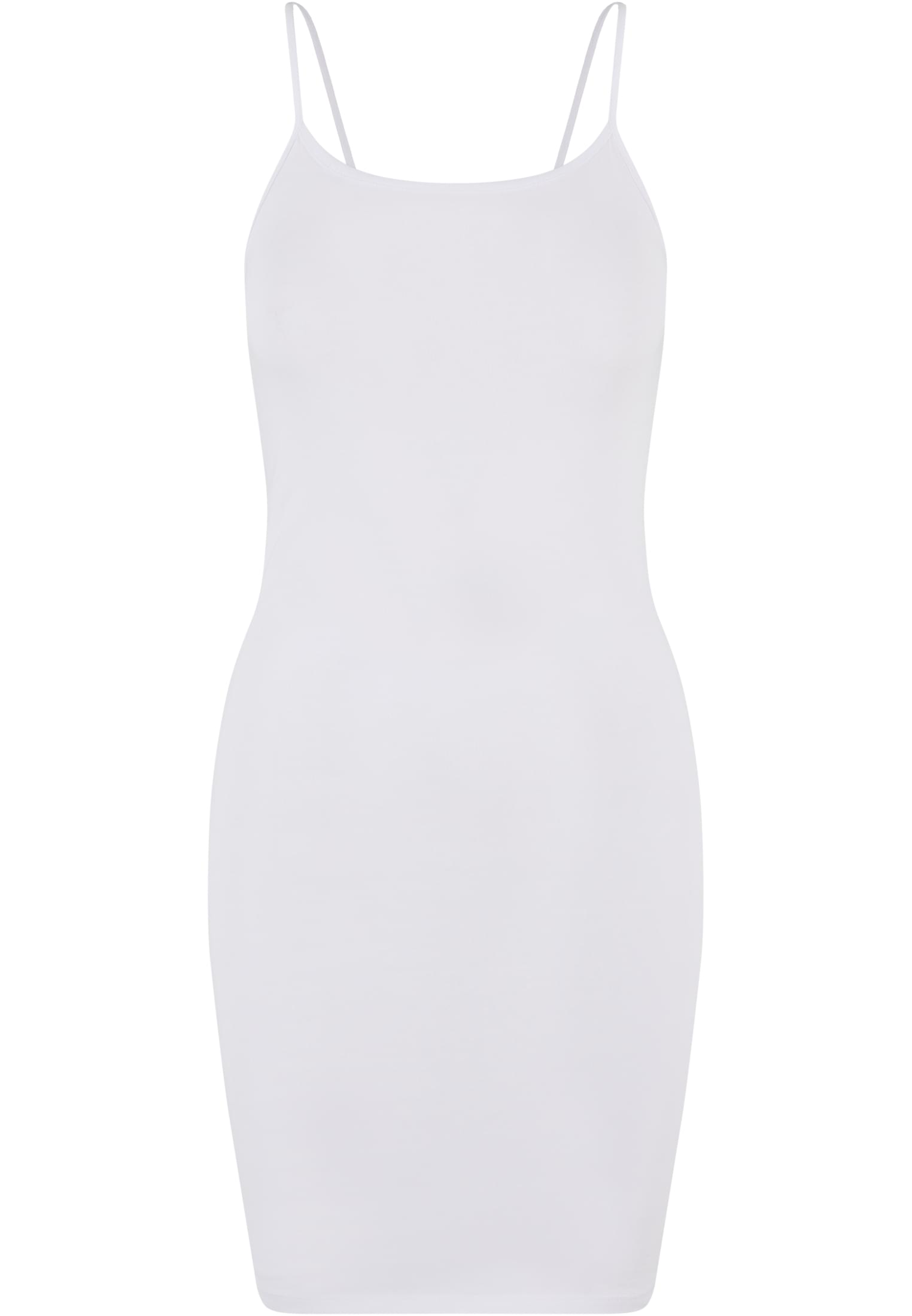 Ladies Stretch Jersey Slim Dress | white