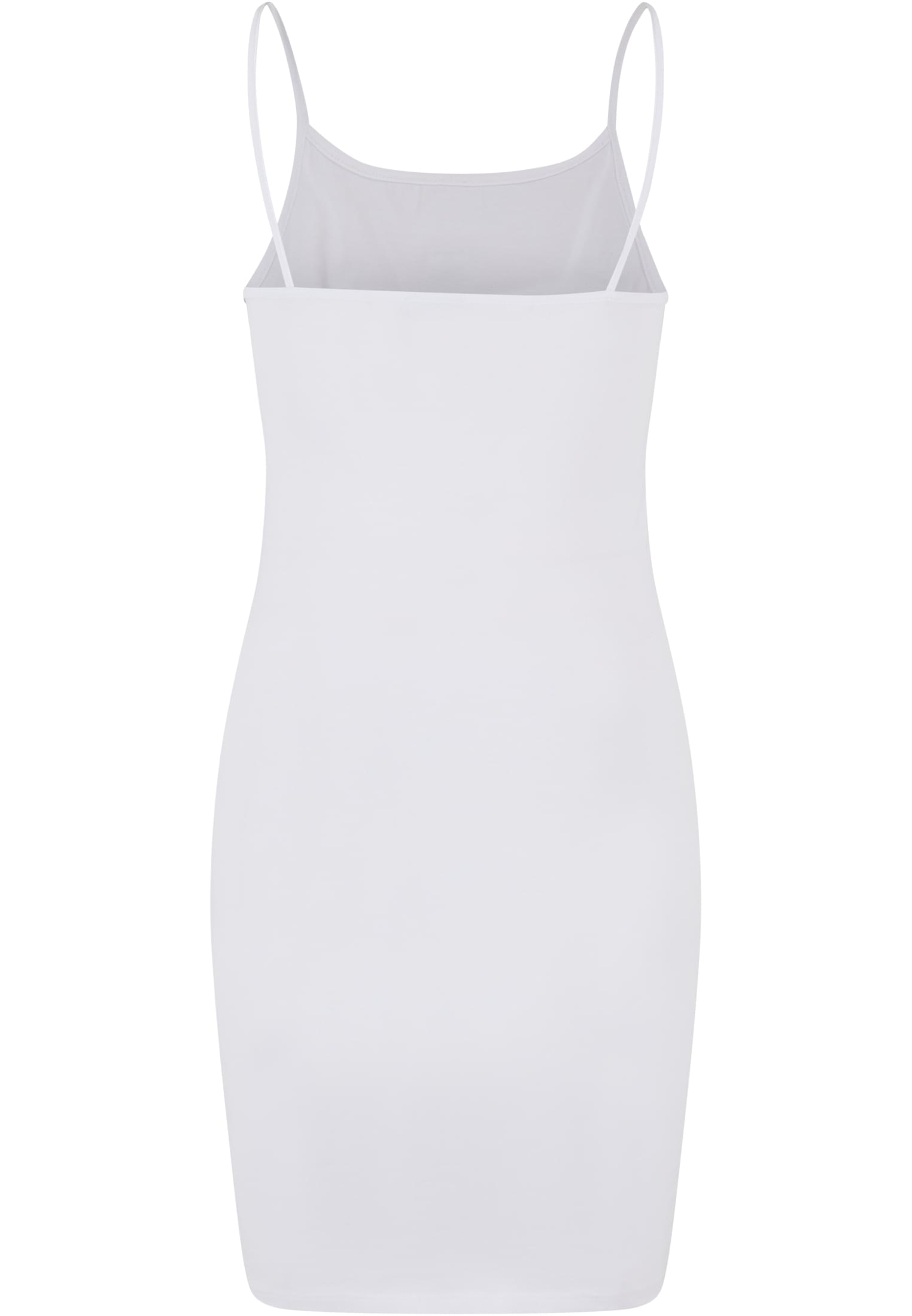 Ladies Stretch Jersey Slim Dress | white