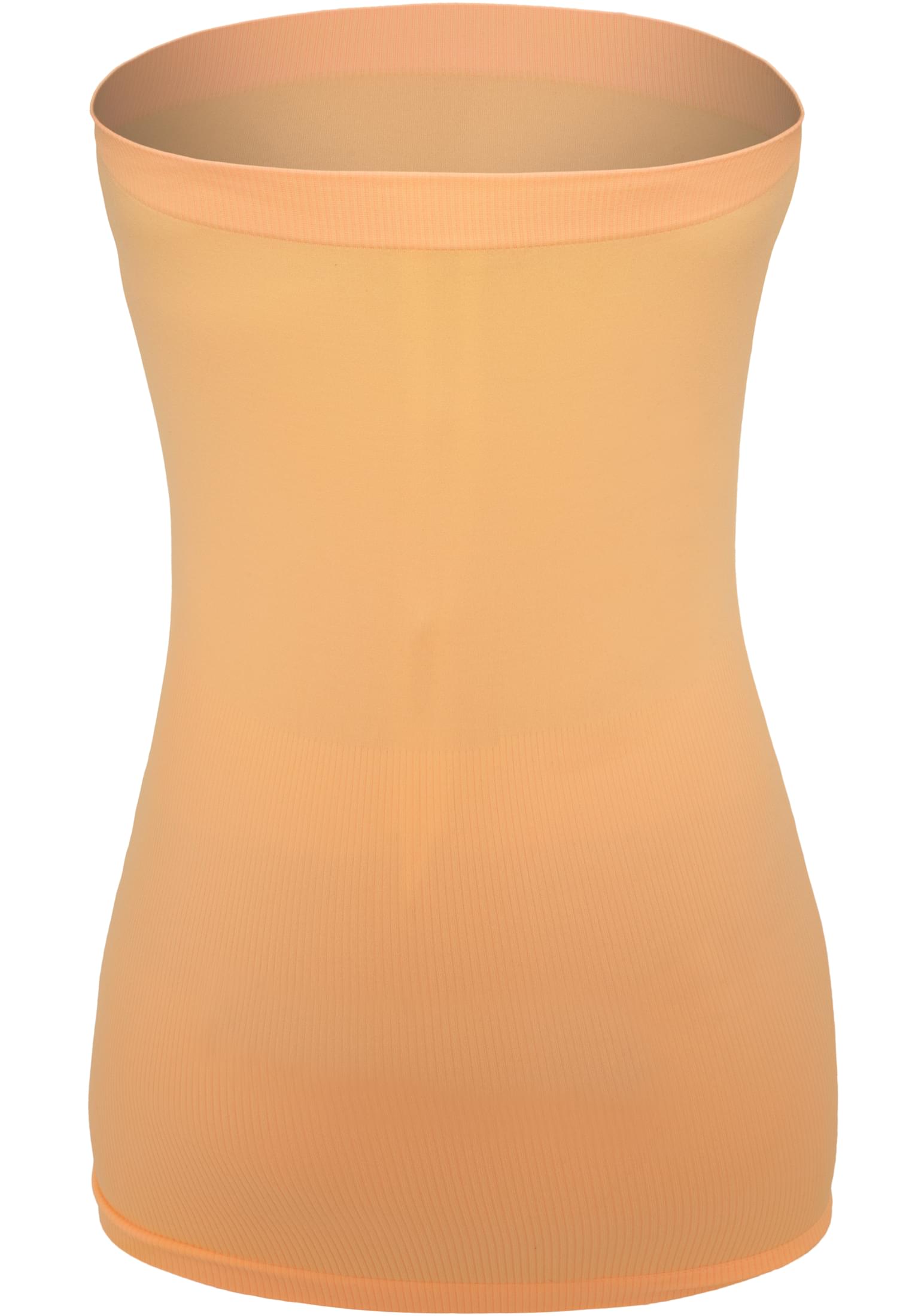 Ladies Neon Strapless Top | neonorange