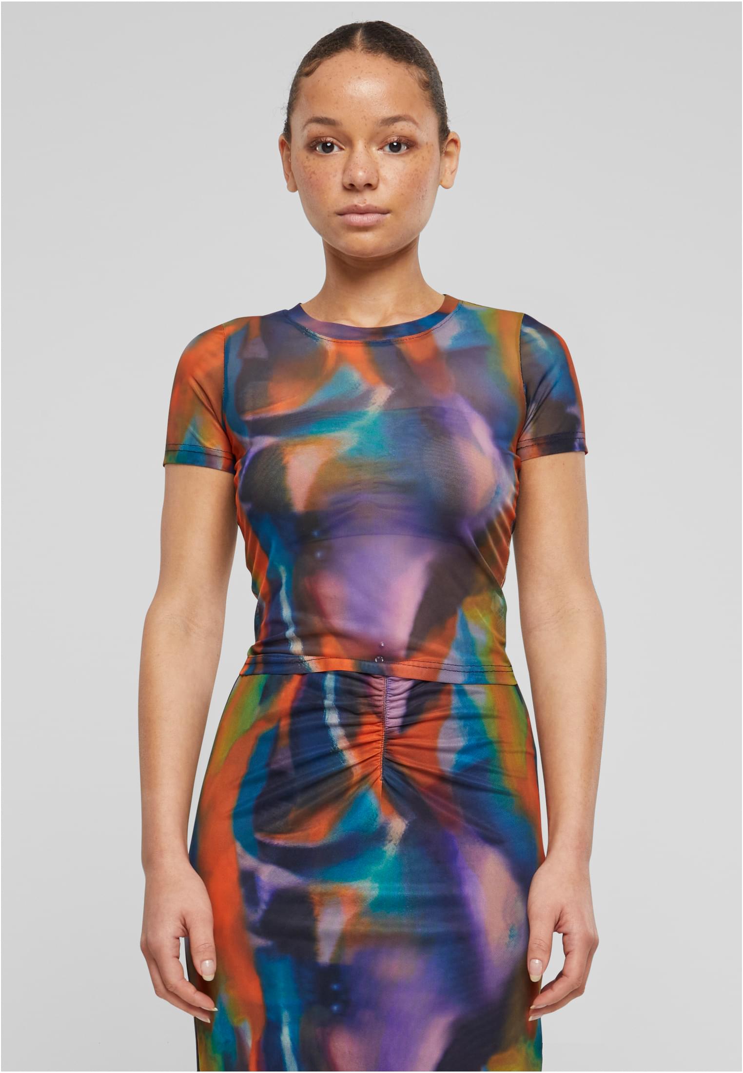 Ladies AOP Mesh Tee | multicolorreflection