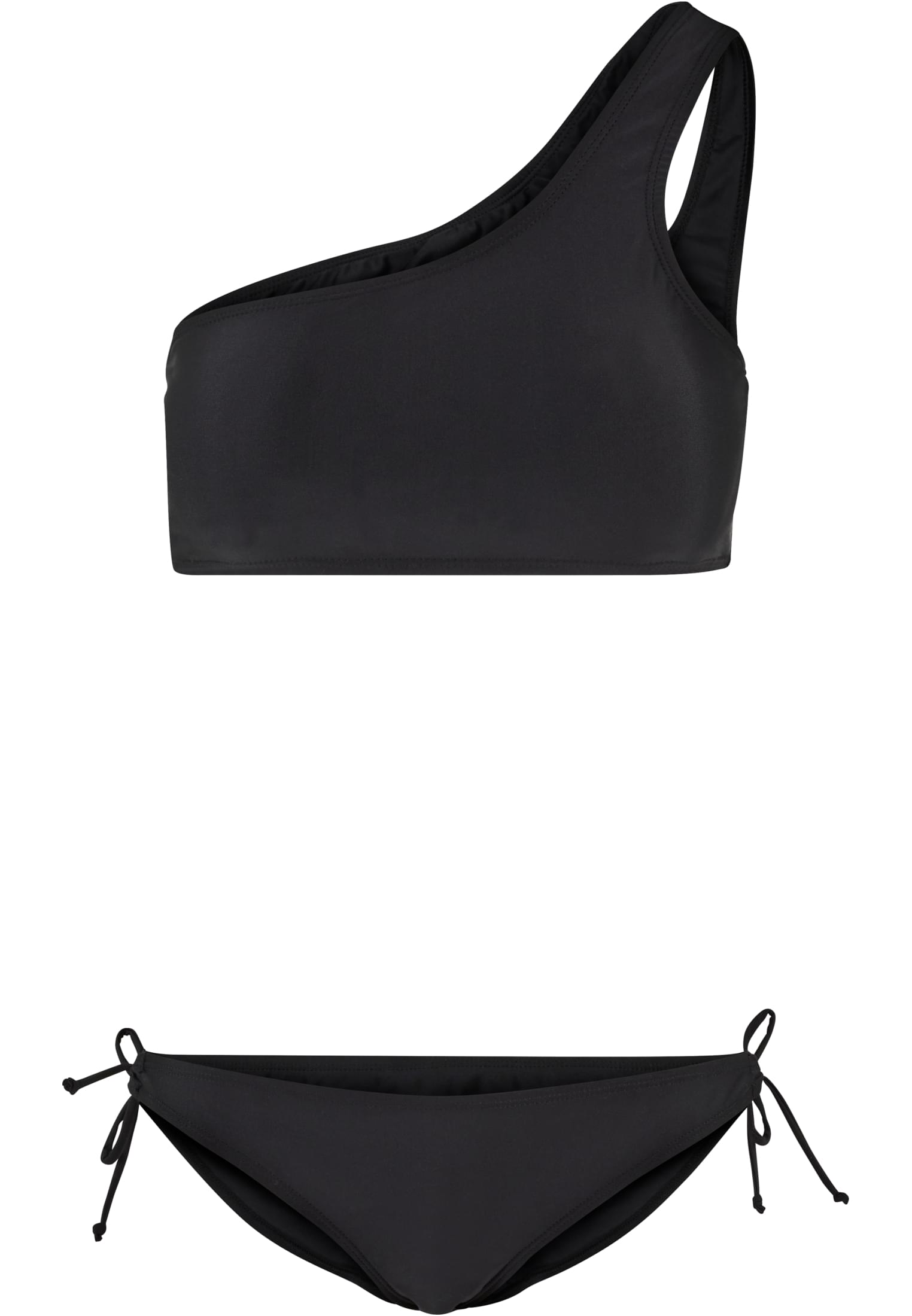 Ladies Asymmetric Bikini | black