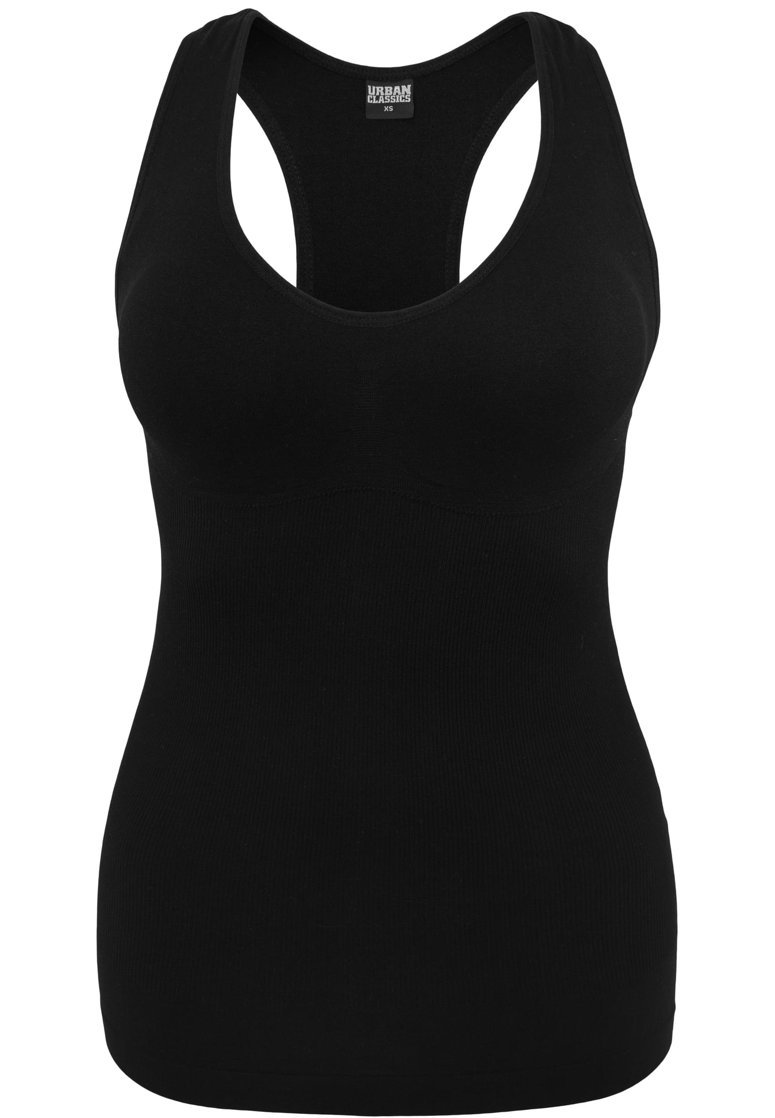 Ladies Pads Racerback Tank | black