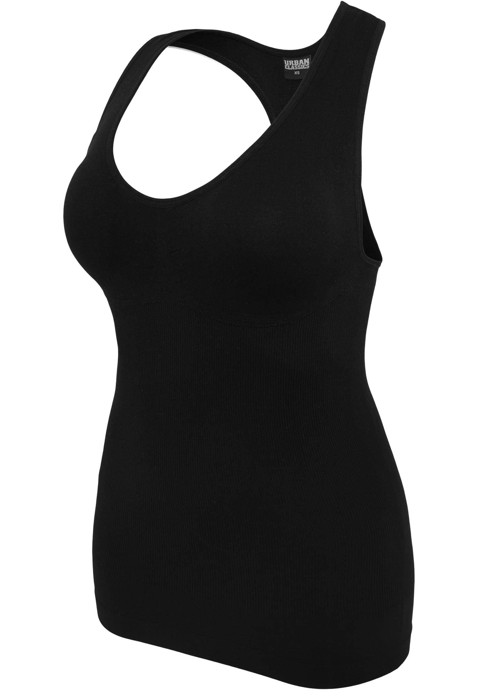 Ladies Pads Racerback Tank | black