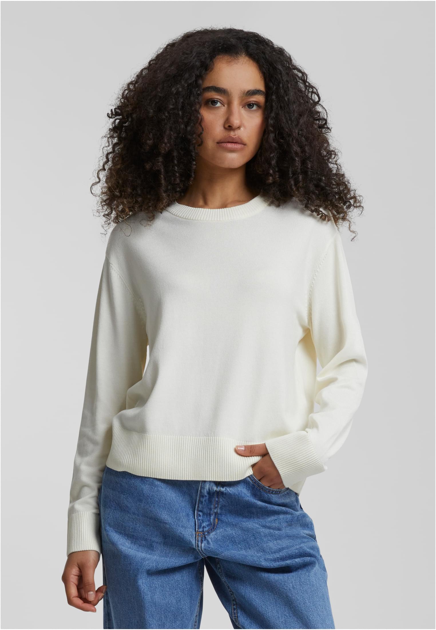 Ladies Knitted Roundneck Sweater | whitesand