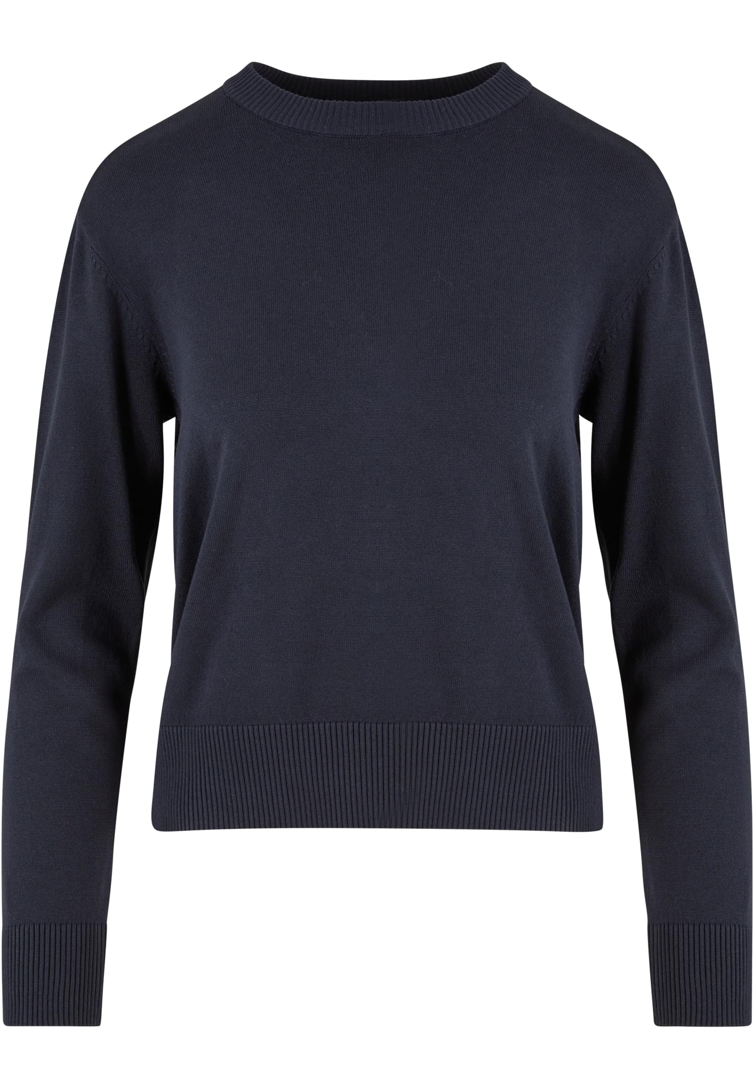 Ladies Knitted Roundneck Sweater | navy