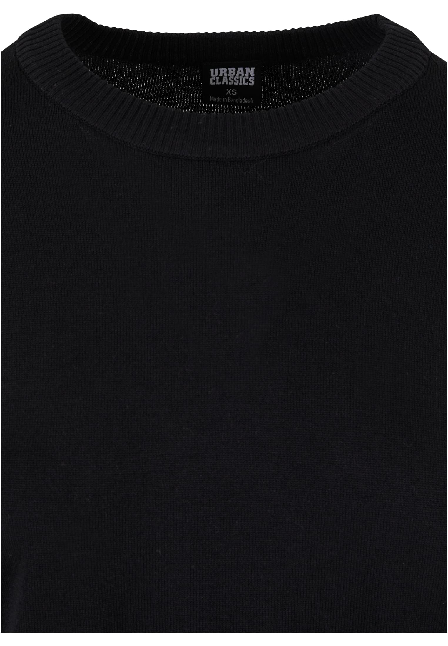 Ladies Knitted Roundneck Sweater | black