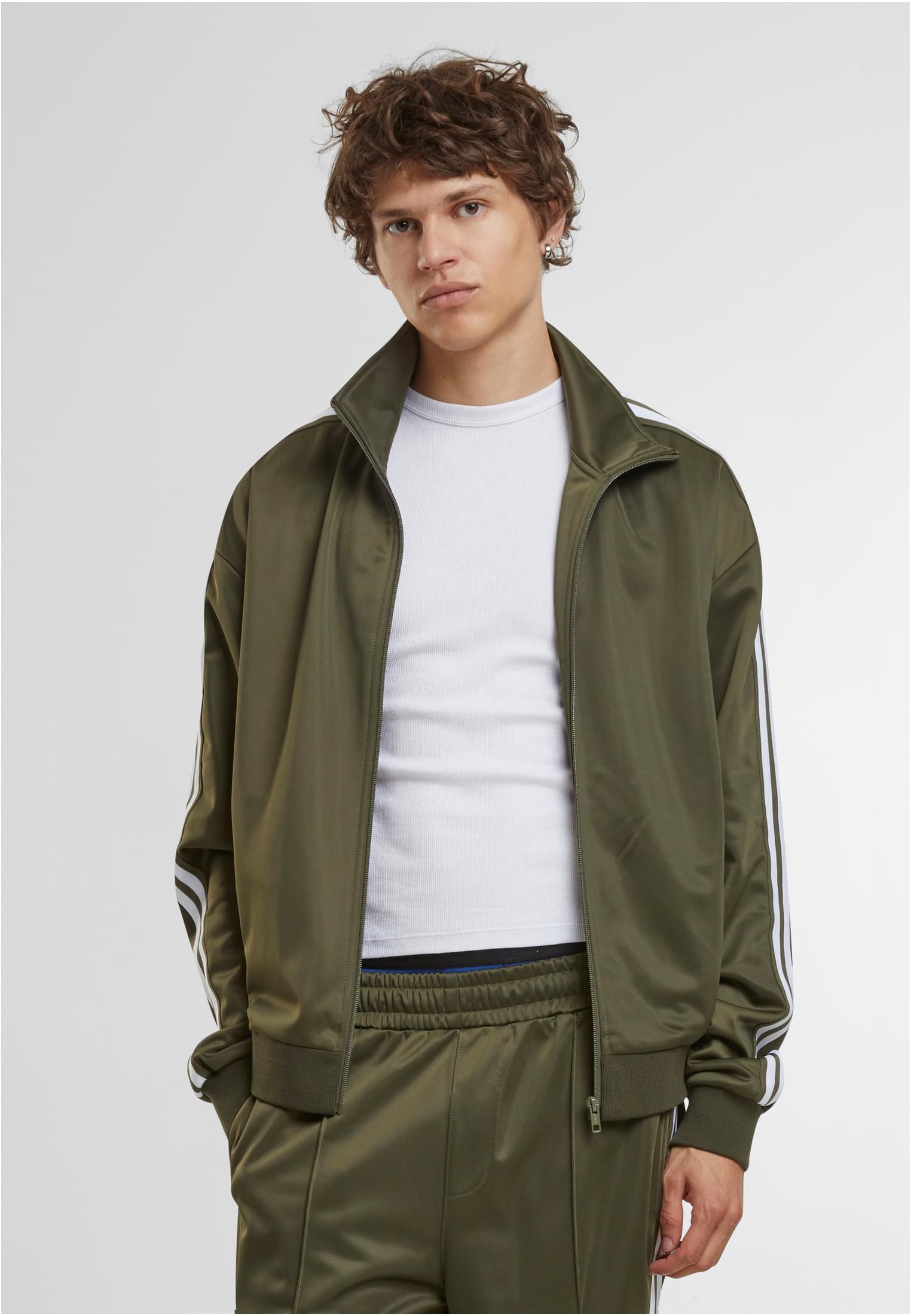 Retro Tricot Track Jacket | olive