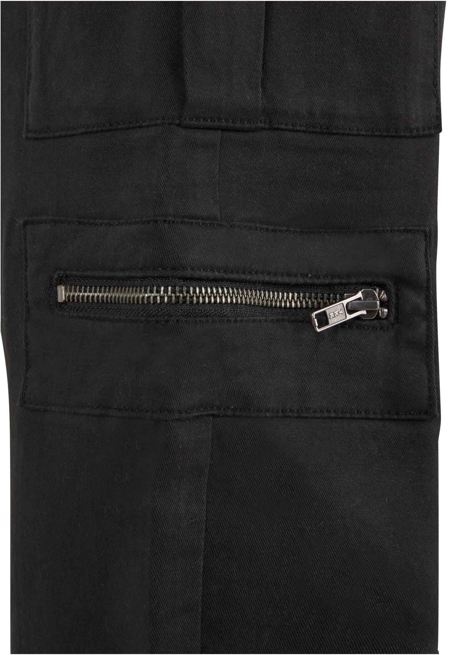 Ladies Loose Utility Stretch Twill Pants | black