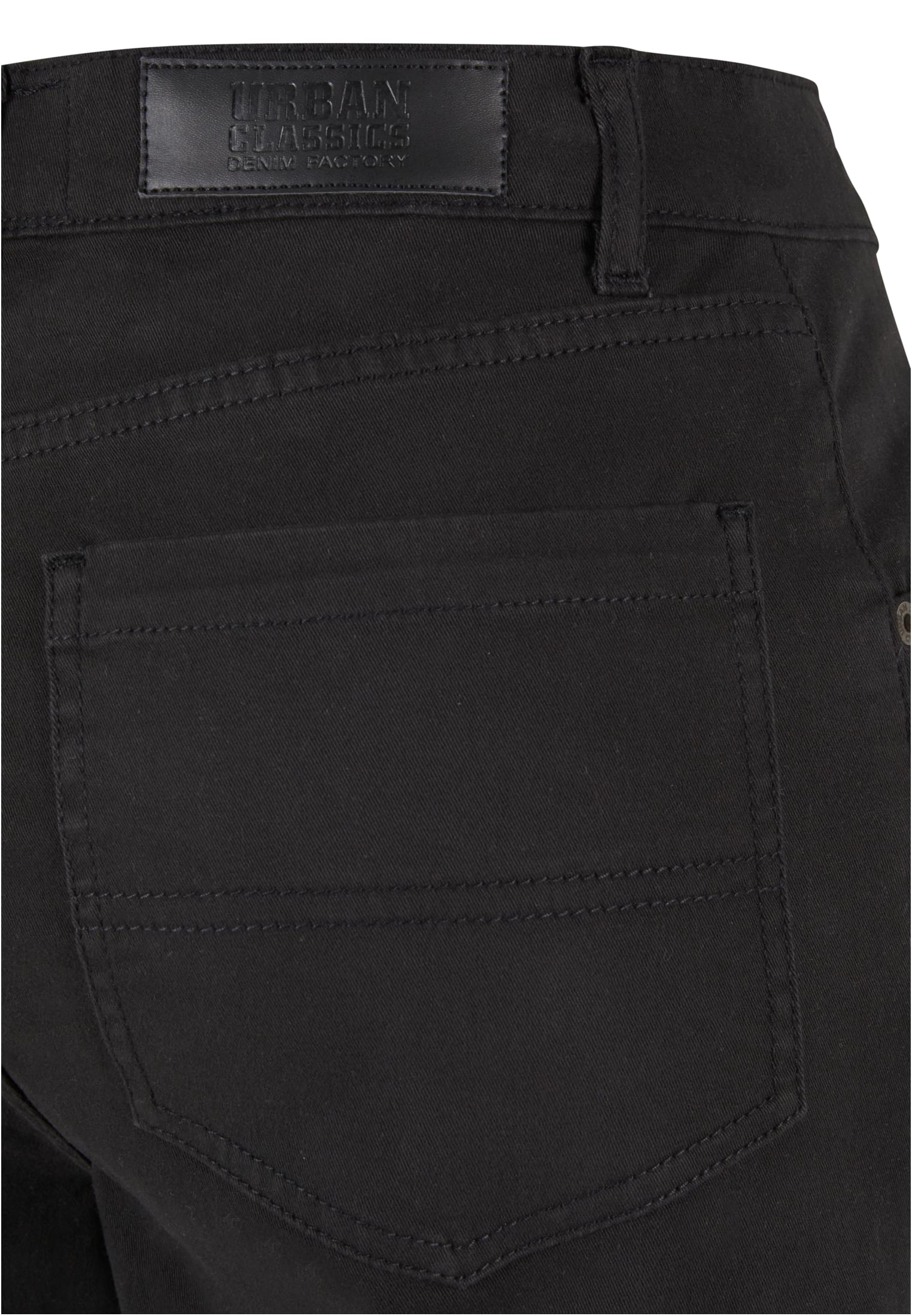 Ladies Loose Utility Stretch Twill Pants | black