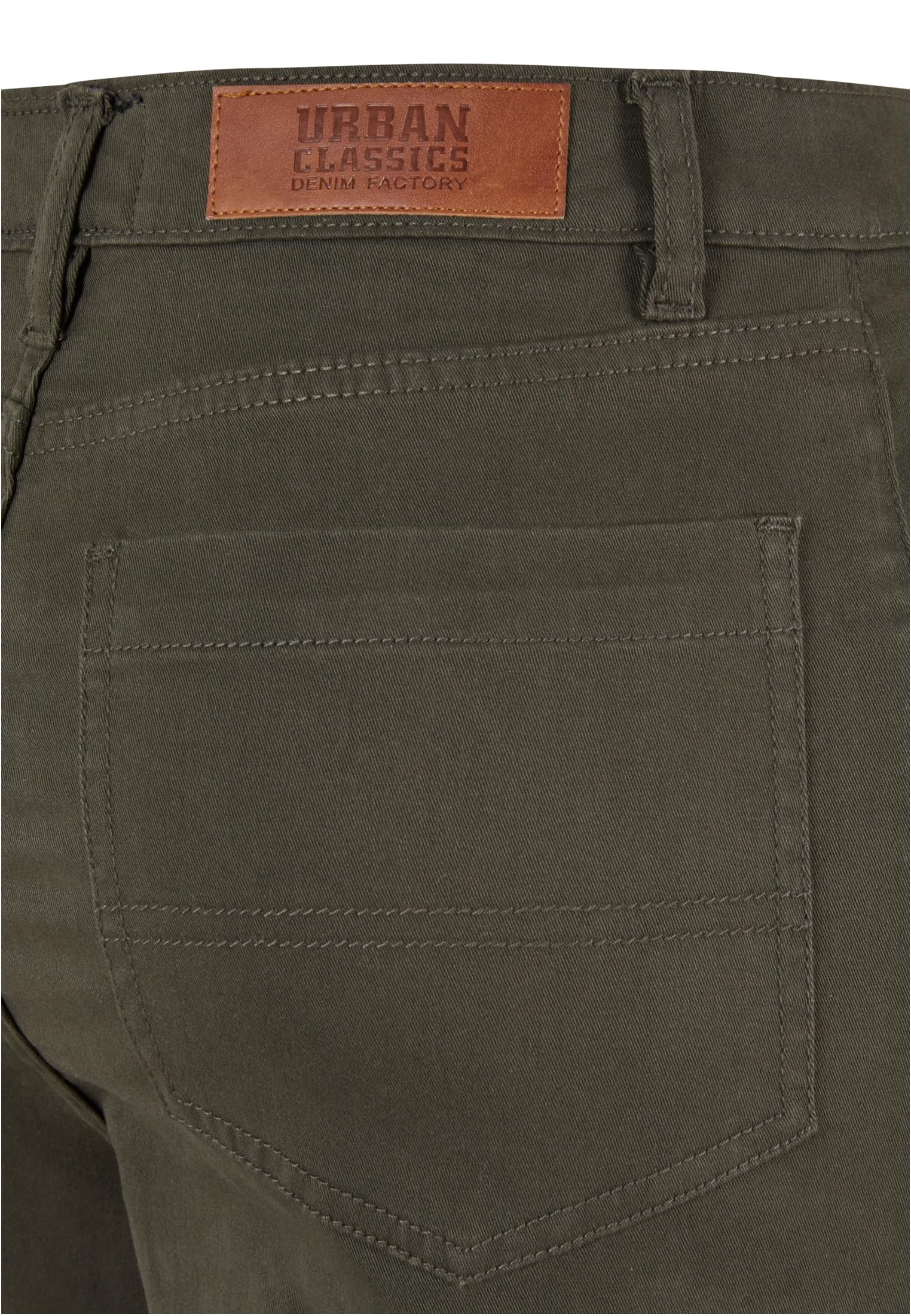 Ladies Loose Utility Stretch Twill Pants | blackolive