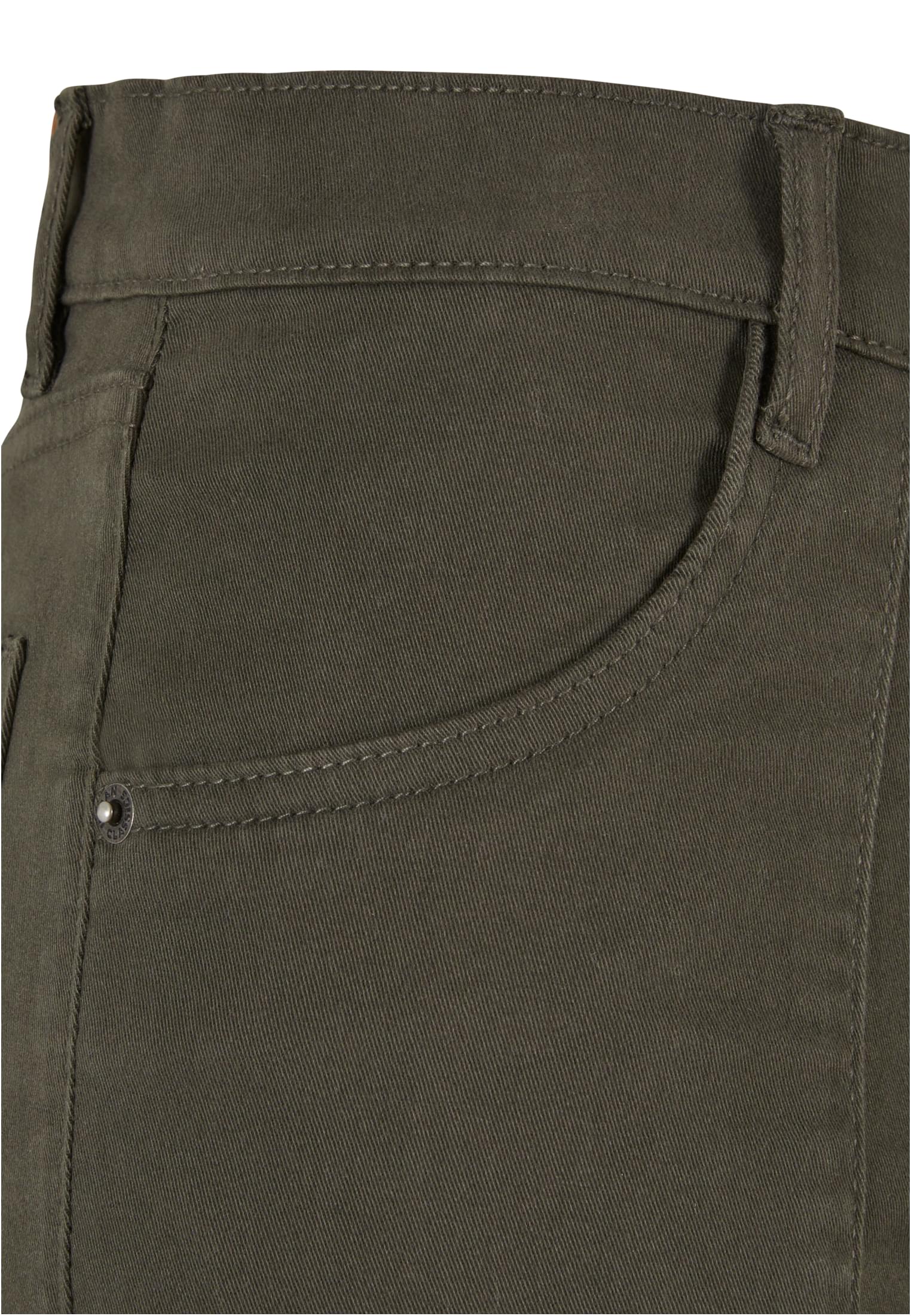 Ladies Loose Utility Stretch Twill Pants | blackolive