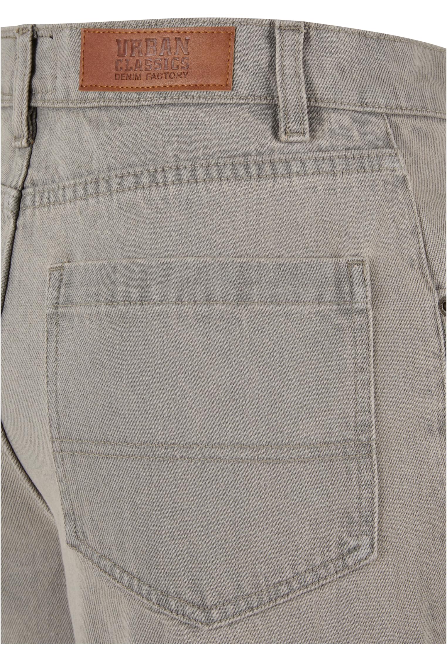 Ladies Loose Utility Denim Pants | lighter dirty washed