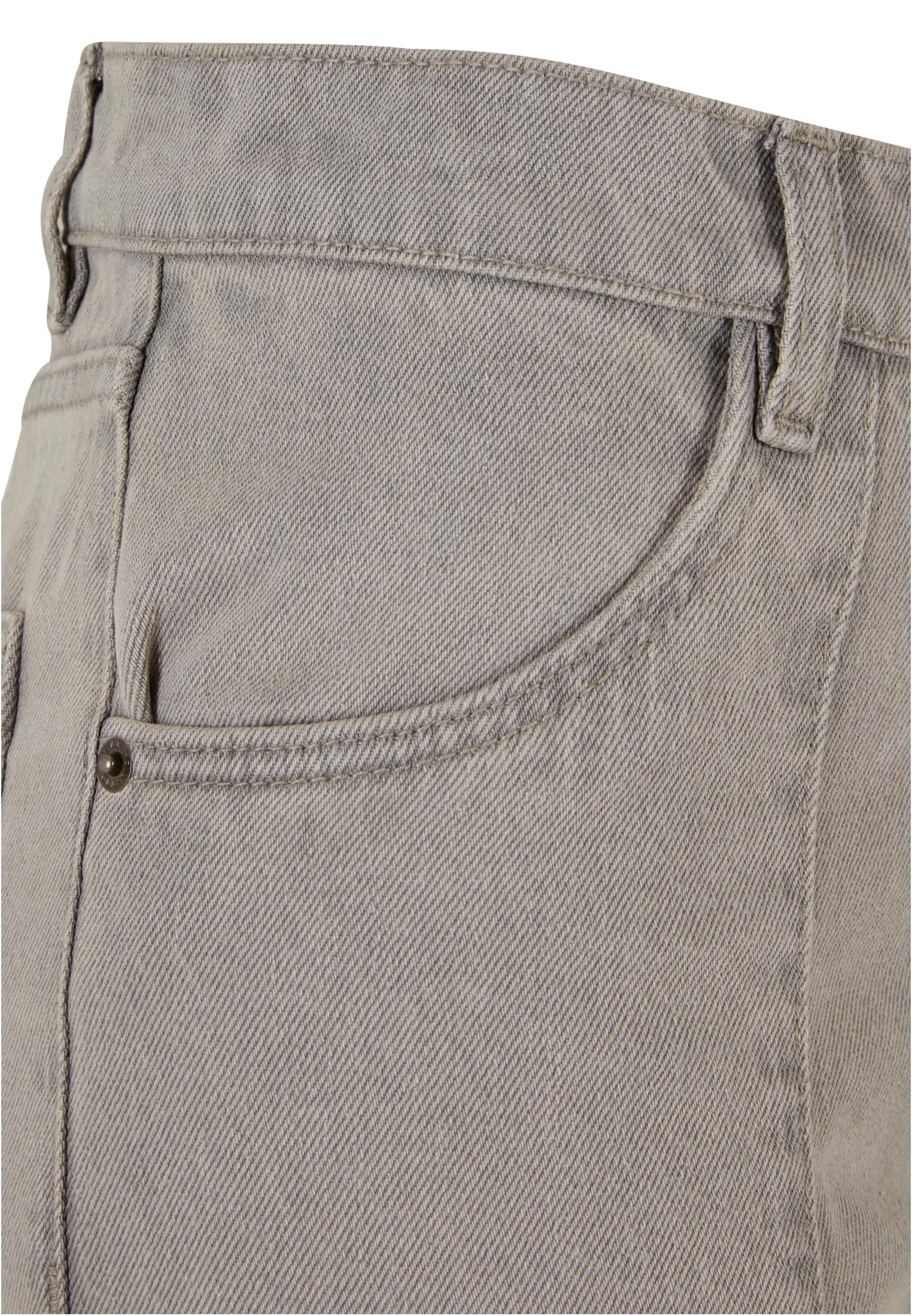 Ladies Loose Utility Denim Pants | lighter dirty washed