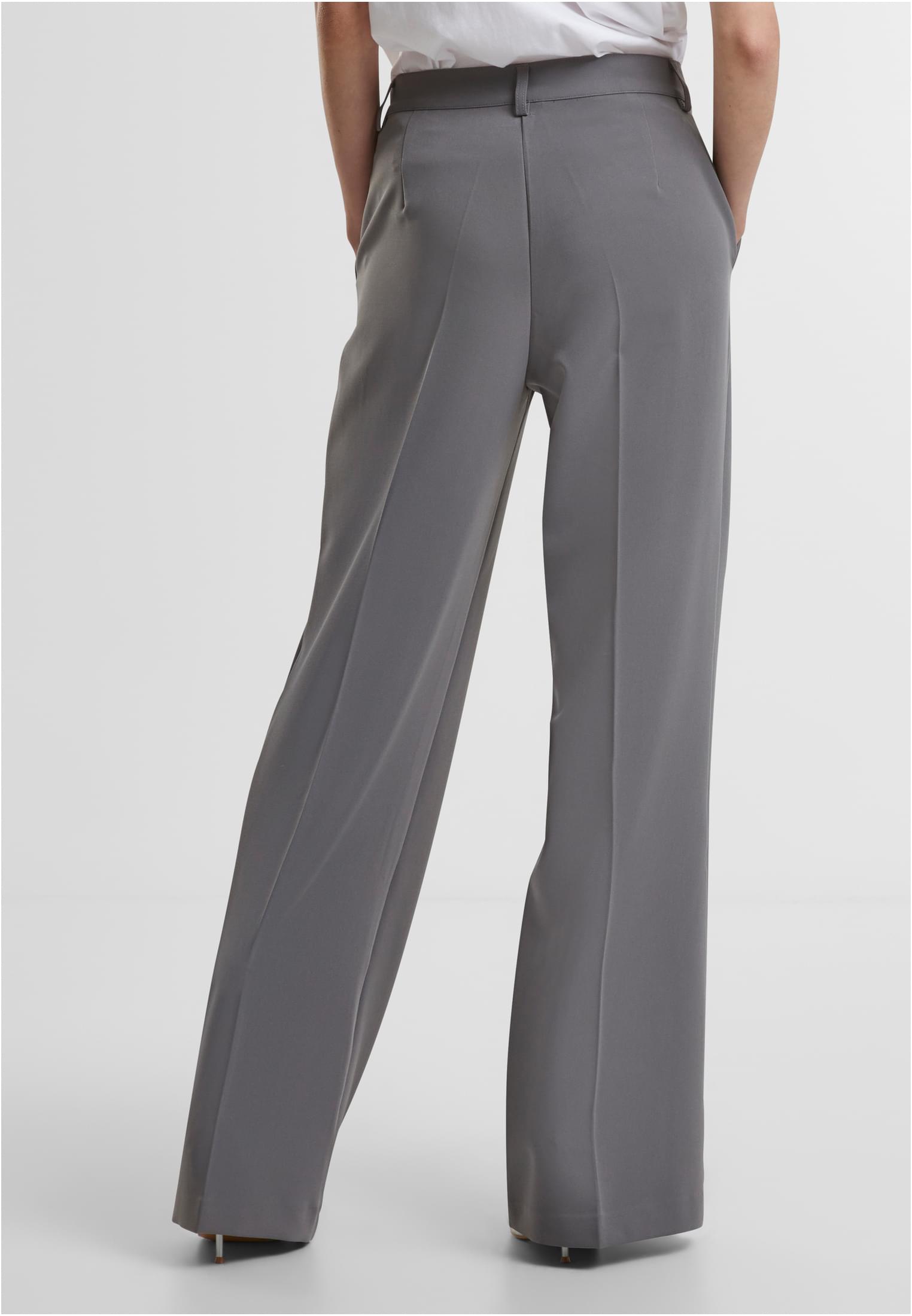 Ladies Wide Leg Trousers | cloudgrey