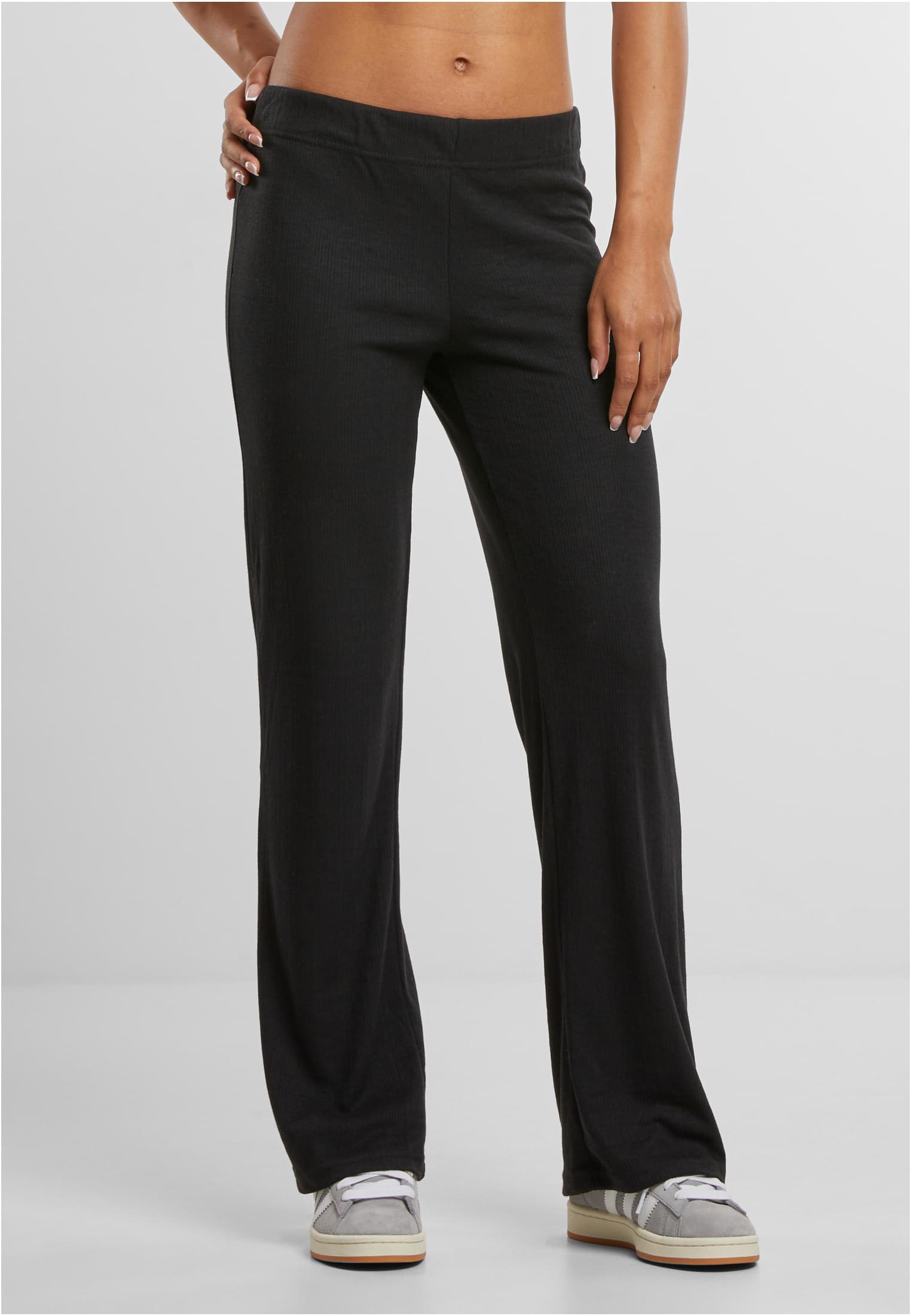 Ladies Rib Pants | black