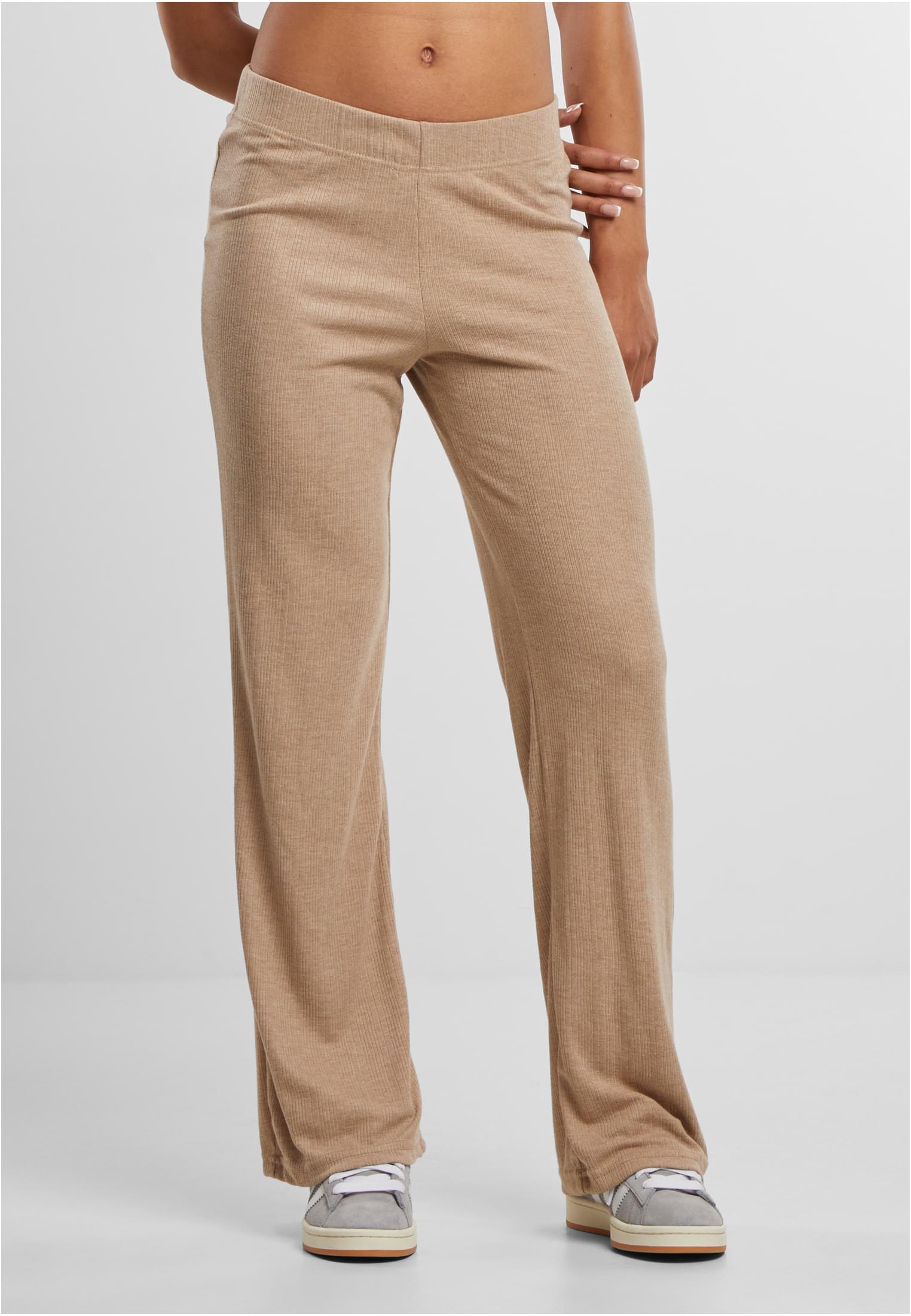 Ladies Rib Pants | beigemelange