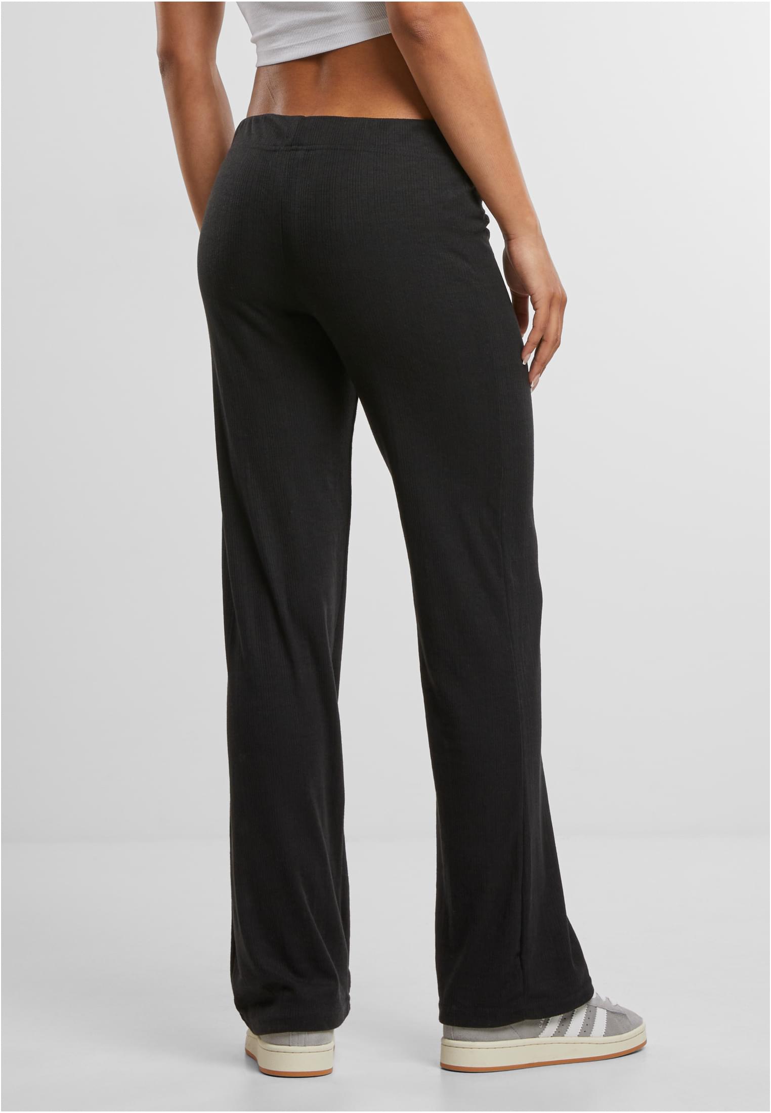 Ladies Rib Pants | black