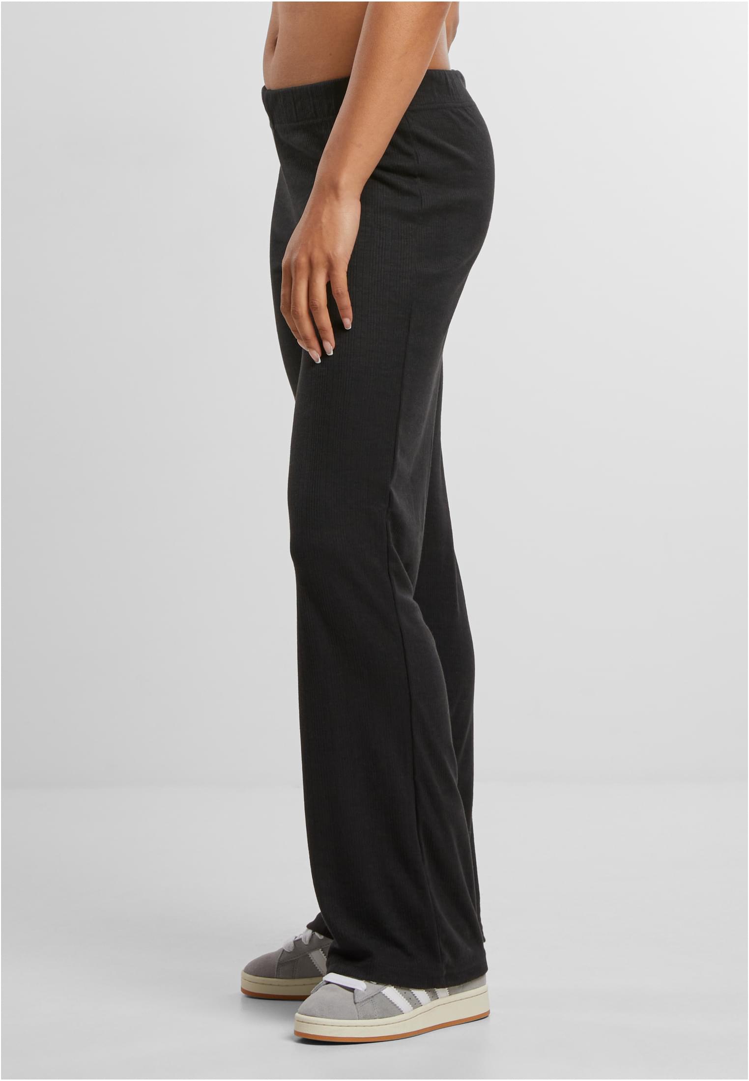 Ladies Rib Pants | black