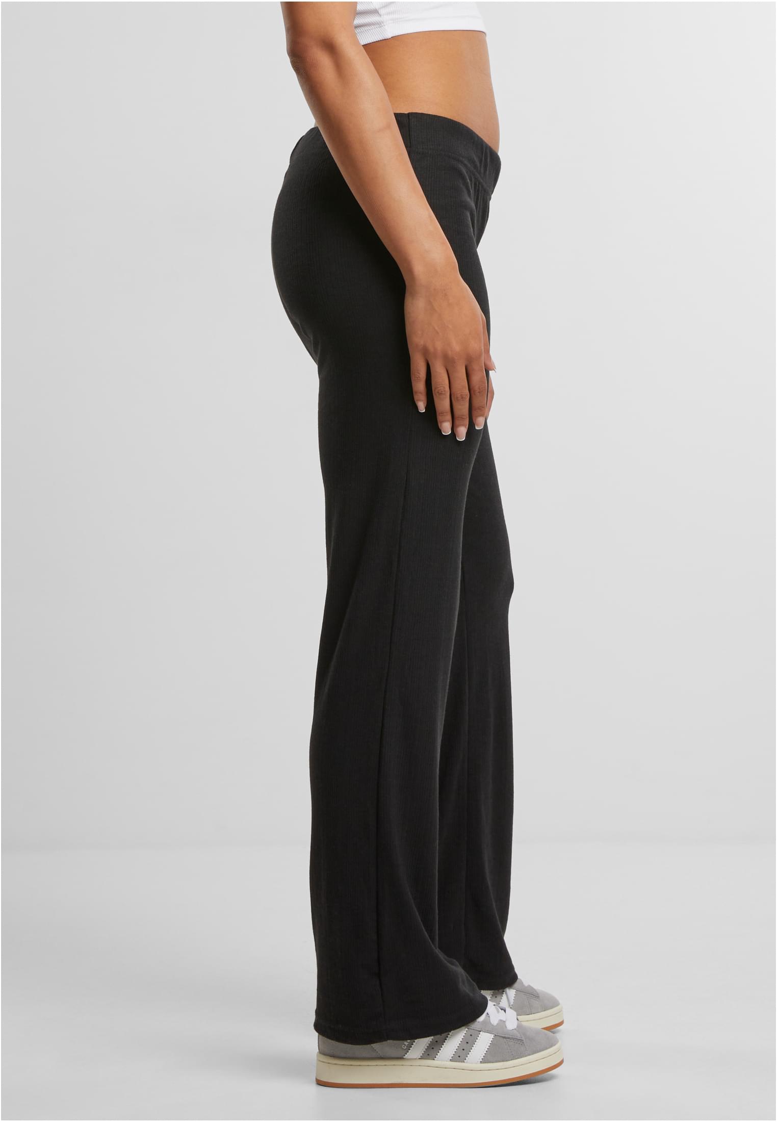 Ladies Rib Pants | black