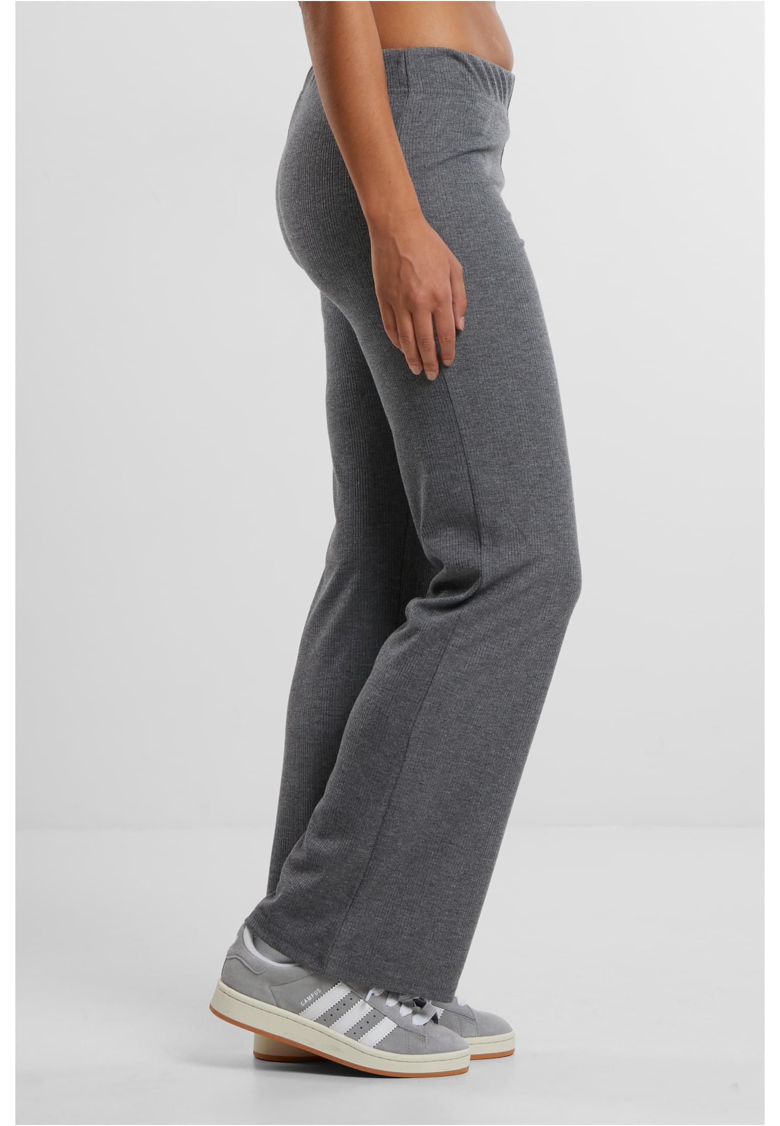 Ladies Rib Pants | darkgreymelange