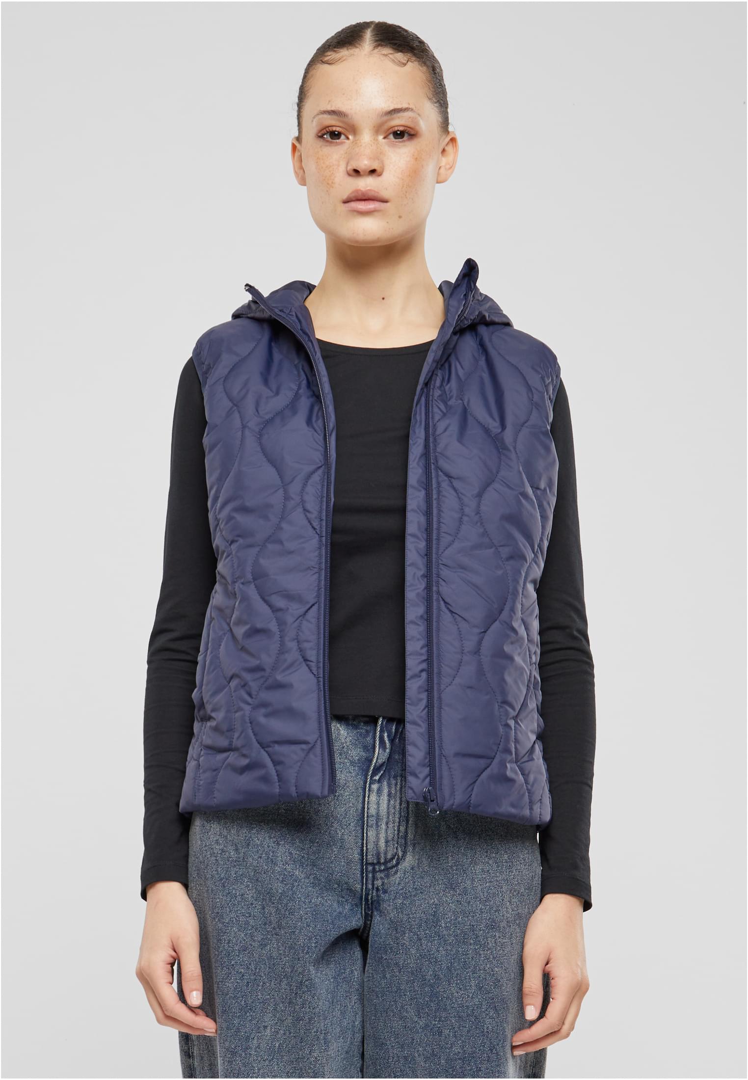 Ladies Super Light Puffer Vest | navy